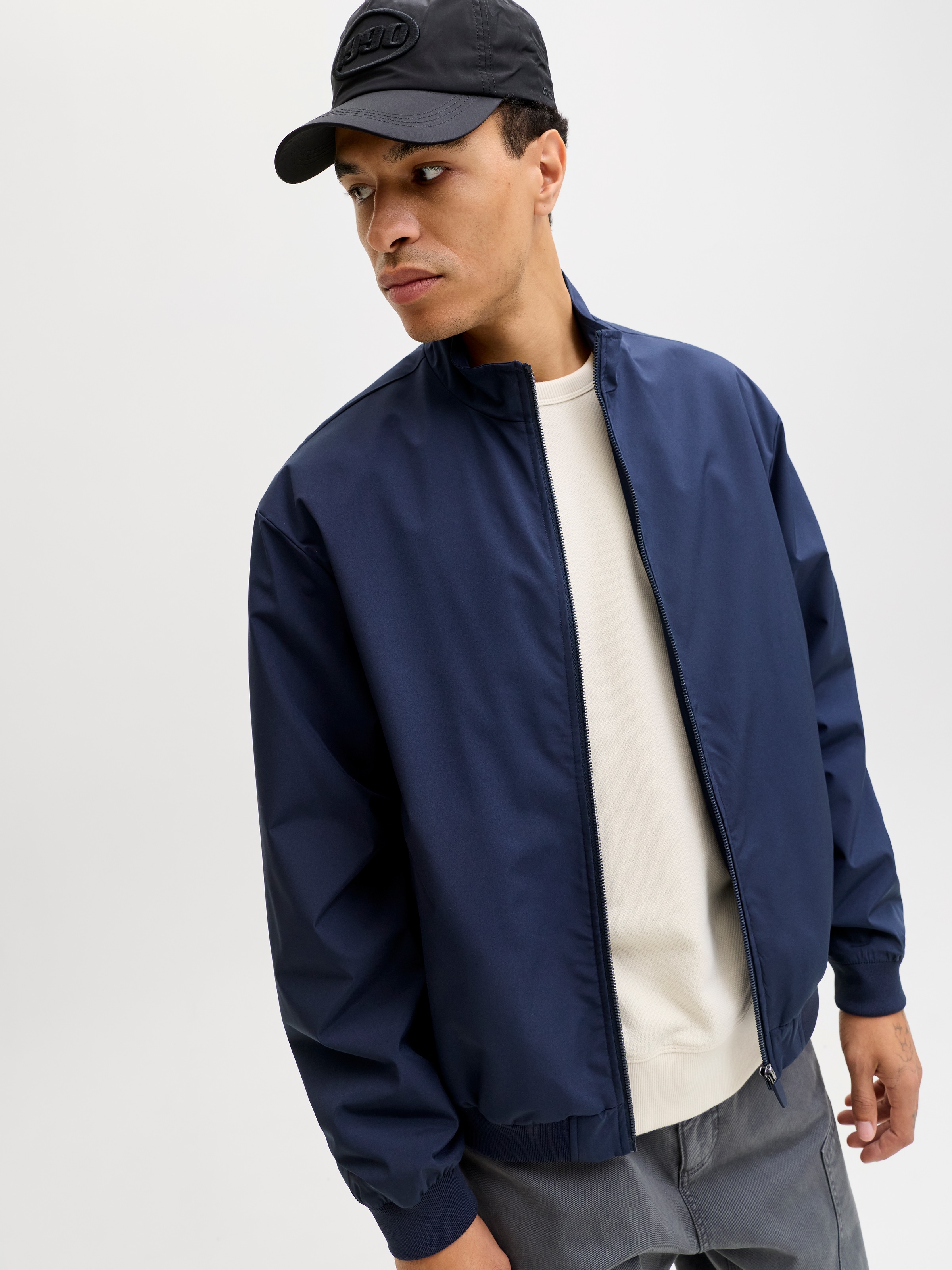 Jack & Jones Veste bomber »JJECHARGE STAND COLLAR BOMBER NOOS« avec col montant