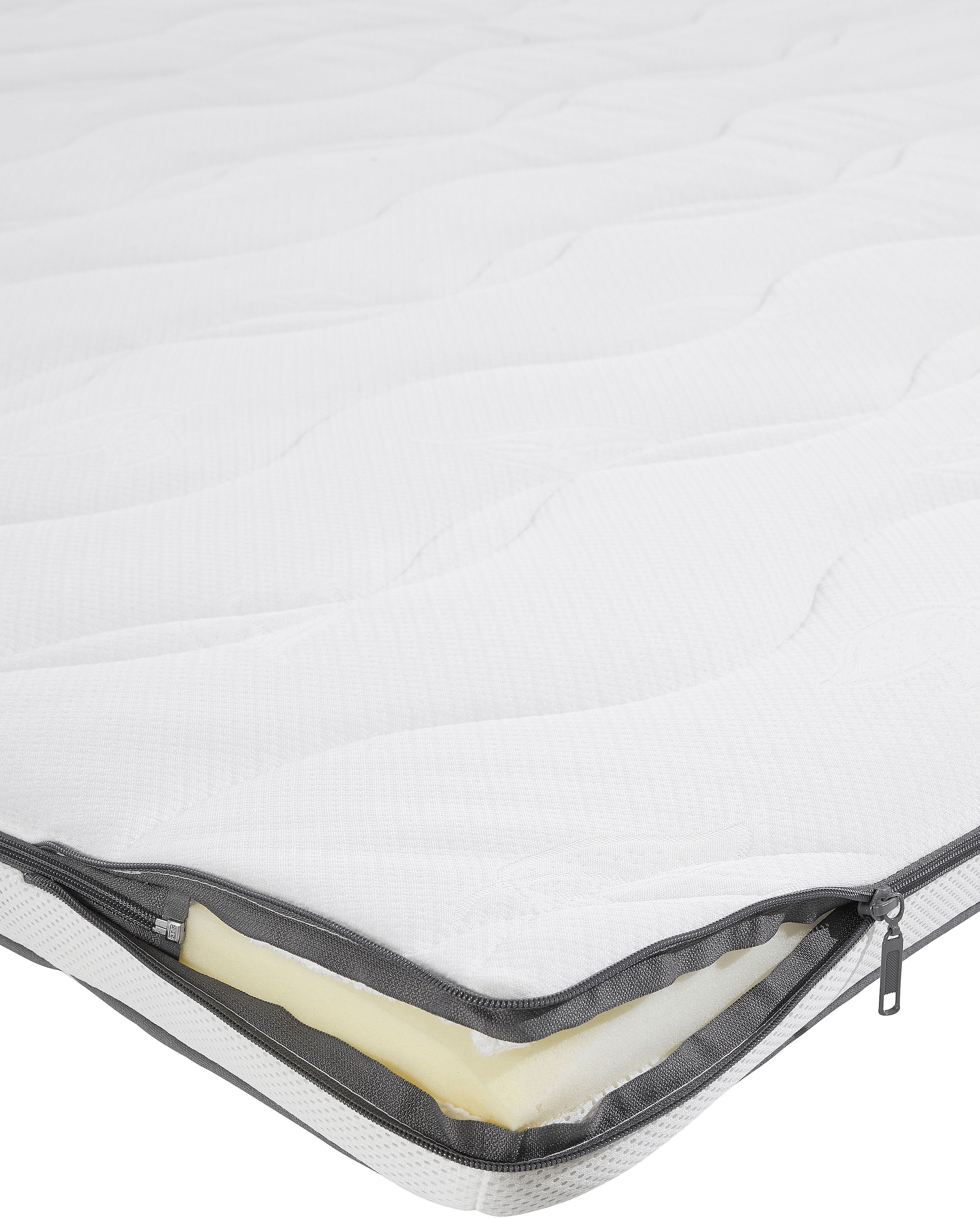 Home affaire Lit boxspring »VILLADS inkl. Taschenfederkernmatratze H2-H4 und Topper« surface de couchage : 160/200 cm en chêne à poutres, structure Inside-Boxspring