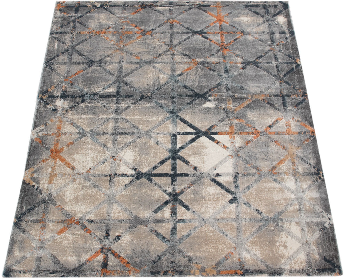 Image of Paco Home Läufer »Caisos 724«, rechteckig, 20 mm Höhe, Teppich-Läufer, Kurzflor, modernes geometrisches Design, ideal im Flur & Schlafzimmer bei Ackermann Versand Schweiz