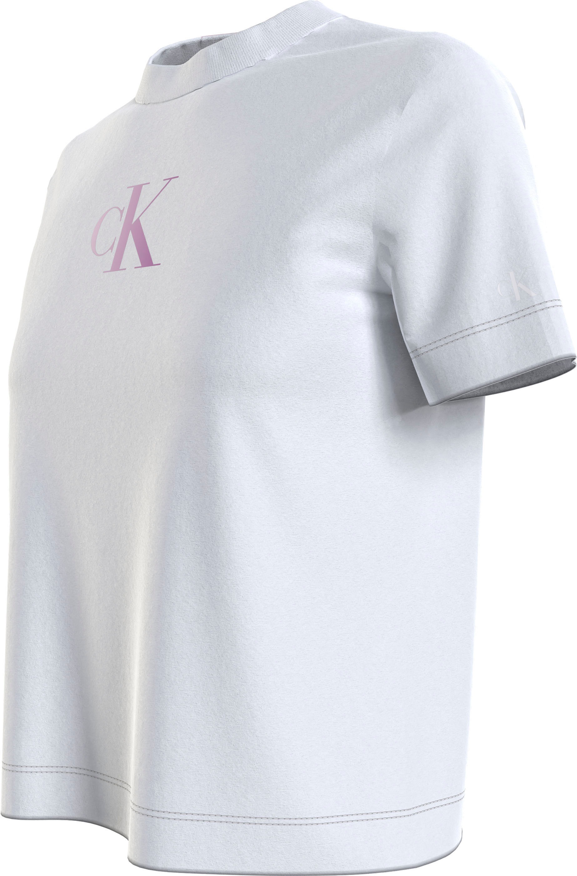 Image of Calvin Klein Jeans Plus Kurzarmshirt »PLUS GRADIENT CK TEE«, mit Calvin Klein Logo-Print bei Ackermann Versand Schweiz
