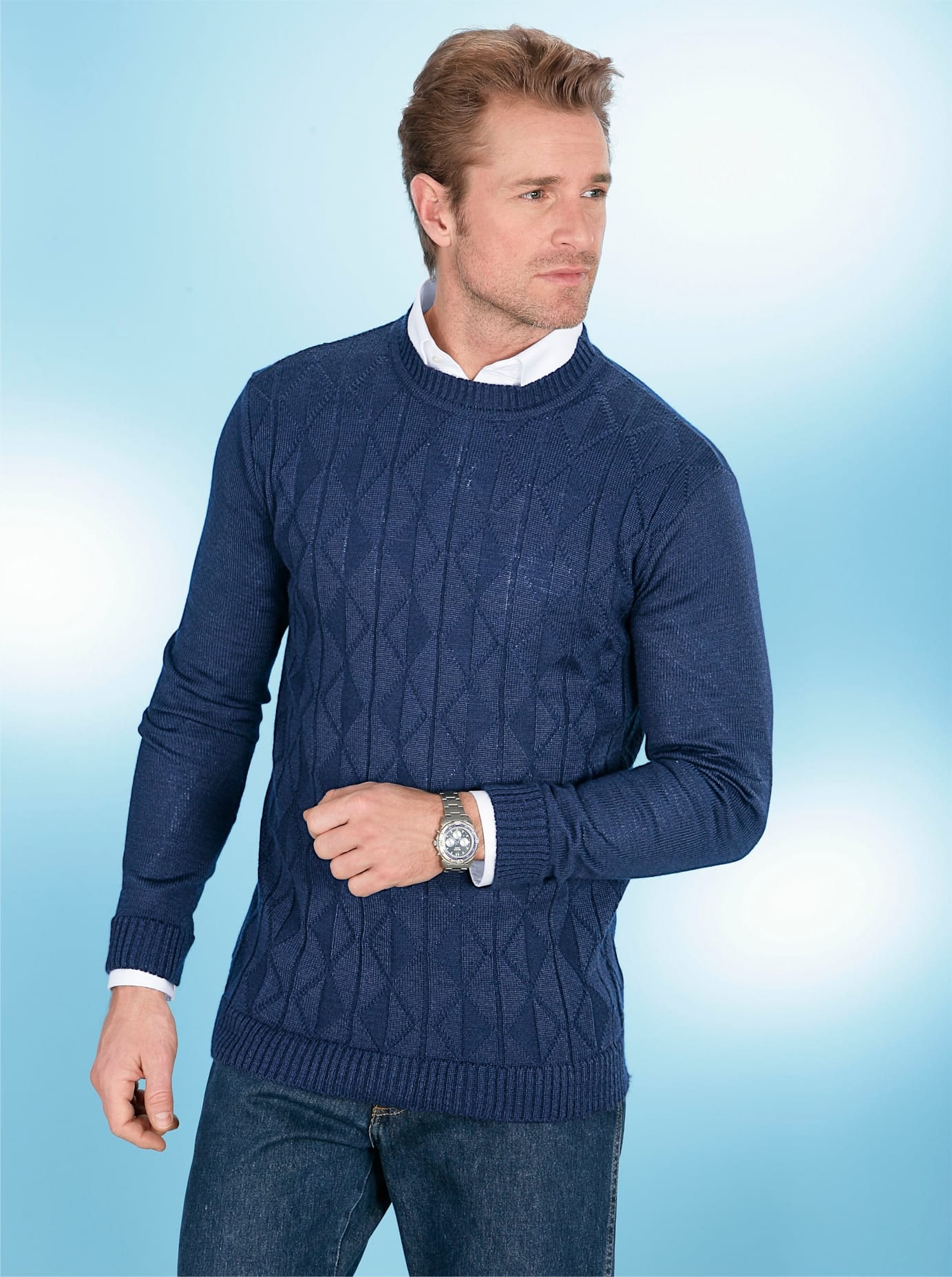 Classic Rundhalspullover »Pullover«