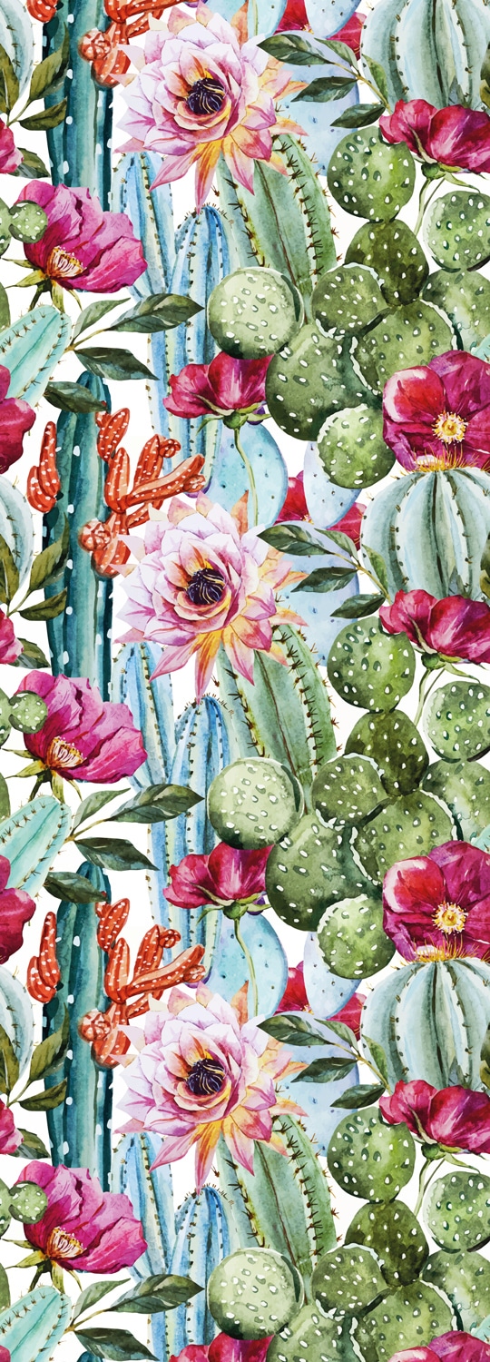 Image of queence Vinyltapete "Irma" Motiv bedruckt botanisch floral gemustert natürlich glatt 90x250cm, selbstklebend, kinderleichte Anbringung, Sticker