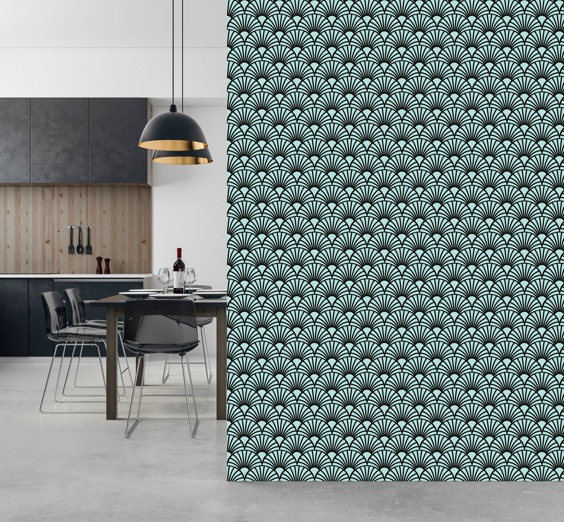 queence Vinyltapete »Hedi«, bedruckt-Barock-Antikoptik-Kunst, 90x250cm, selbstklebend, kinderleichte Anbringung, Sticker
