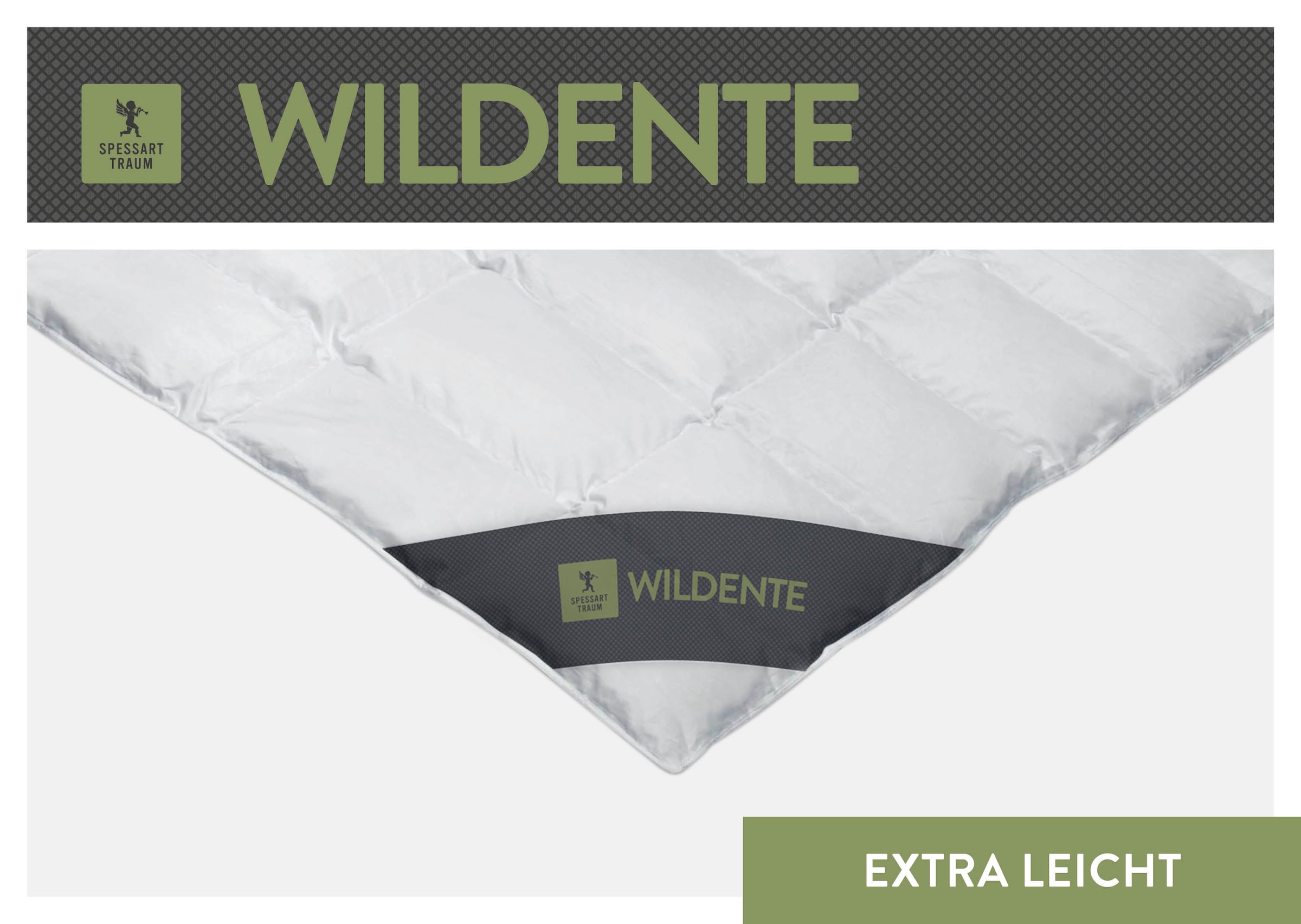 SPESSARTTRAUM Couette en duvet »Wildente Bettdecken 135x200cm & weitere Grössen« ultra-léger Füllung 100 % duvet 1 cuis tlg. couettes toute l'année, hiver, été