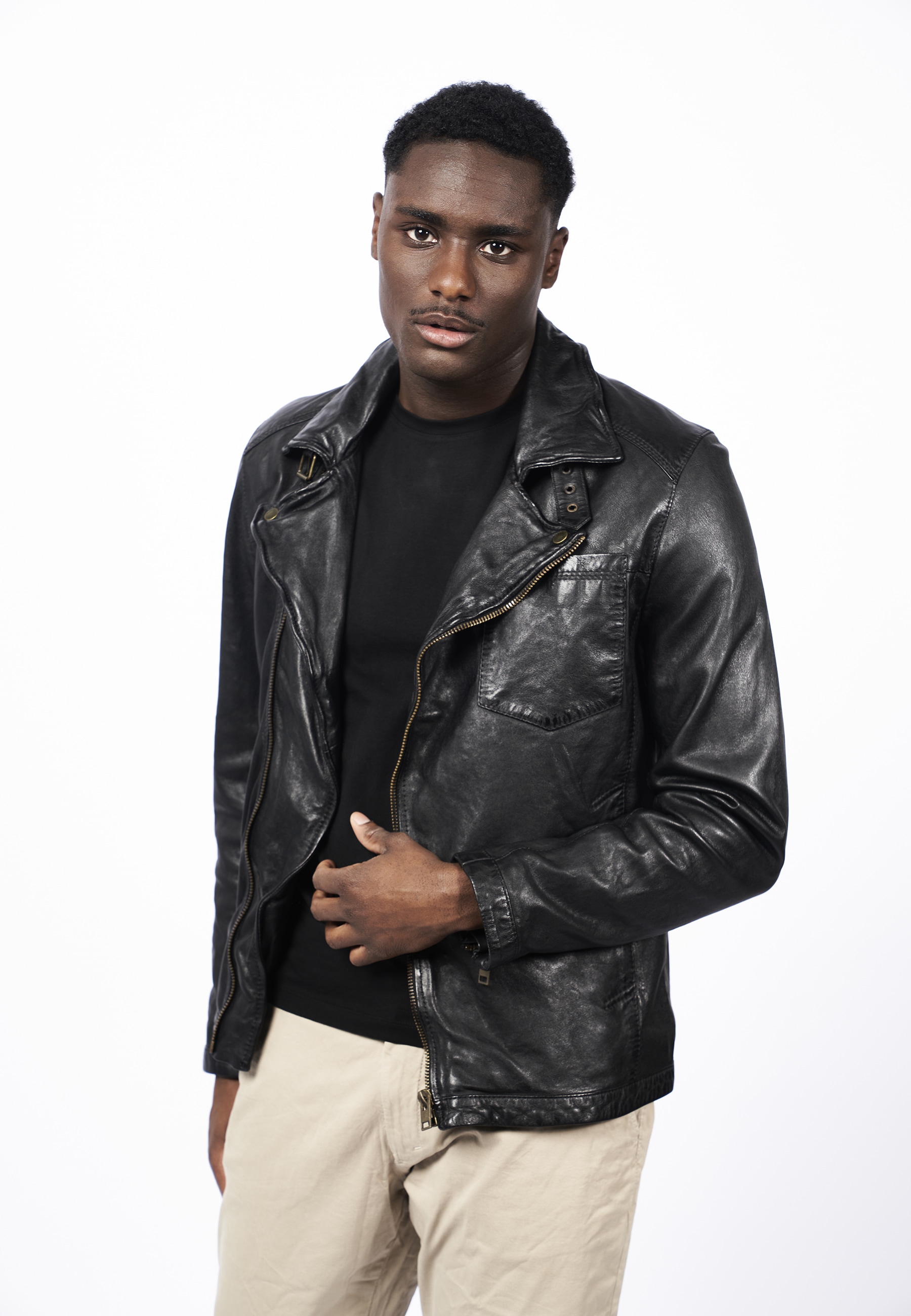 Image of Freaky Nation Lederjacke "Jarick-FN"