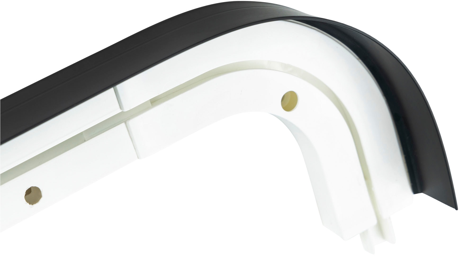 SN DECO GROUP Vorhangschiene »SH1« 1 läufig-läufig Fixmass Set 1-läufig,inkl. Rundbögen, Blende 5 cm, vorgebohrt, Innenlauf