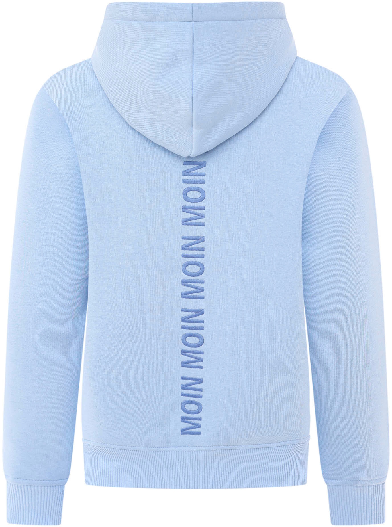 Zwillingsherz Hoodie »"Paillette MOIN"«, mit Paillettenanker und gesticktem Schriftzug