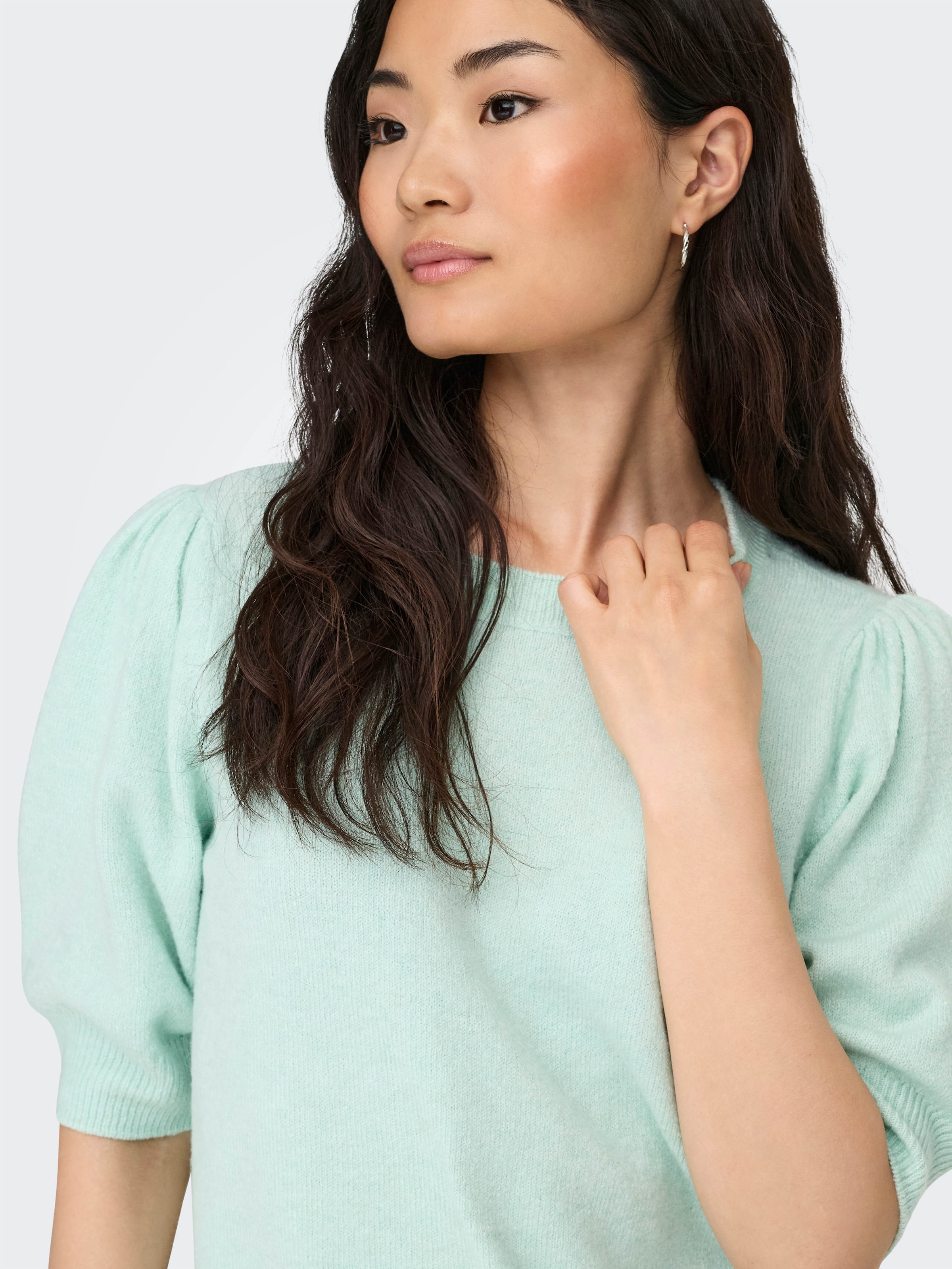 ONLY Strickpullover »ONLRICA LIFE 2/4 PULLOVER KNT NOOS« Materialmix