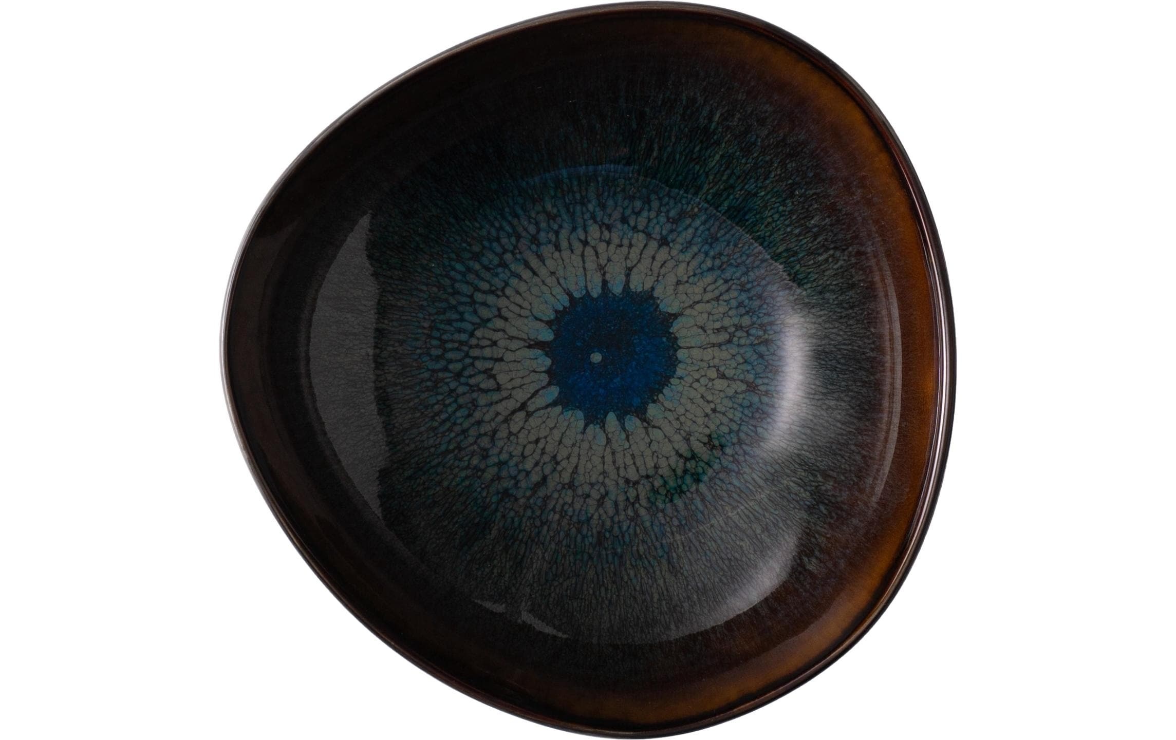 Image of Dessertschale "Lunasol Elements Amber Eye Organic 4-tlg." aus Steinzeug Spülmaschinenfest