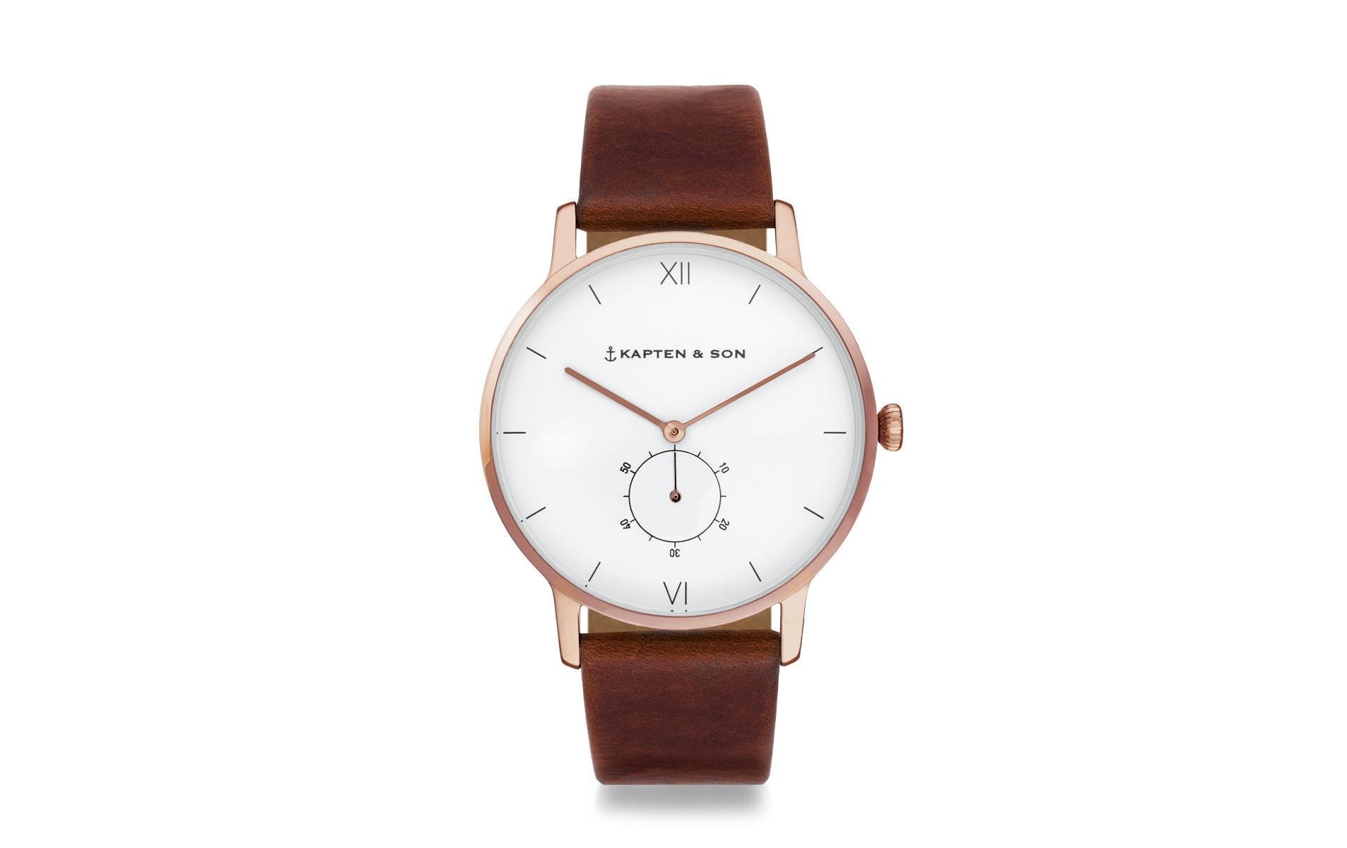 Image of Kapten & Son Quarzuhr »Heritage Brown Leather« bei Ackermann Versand Schweiz