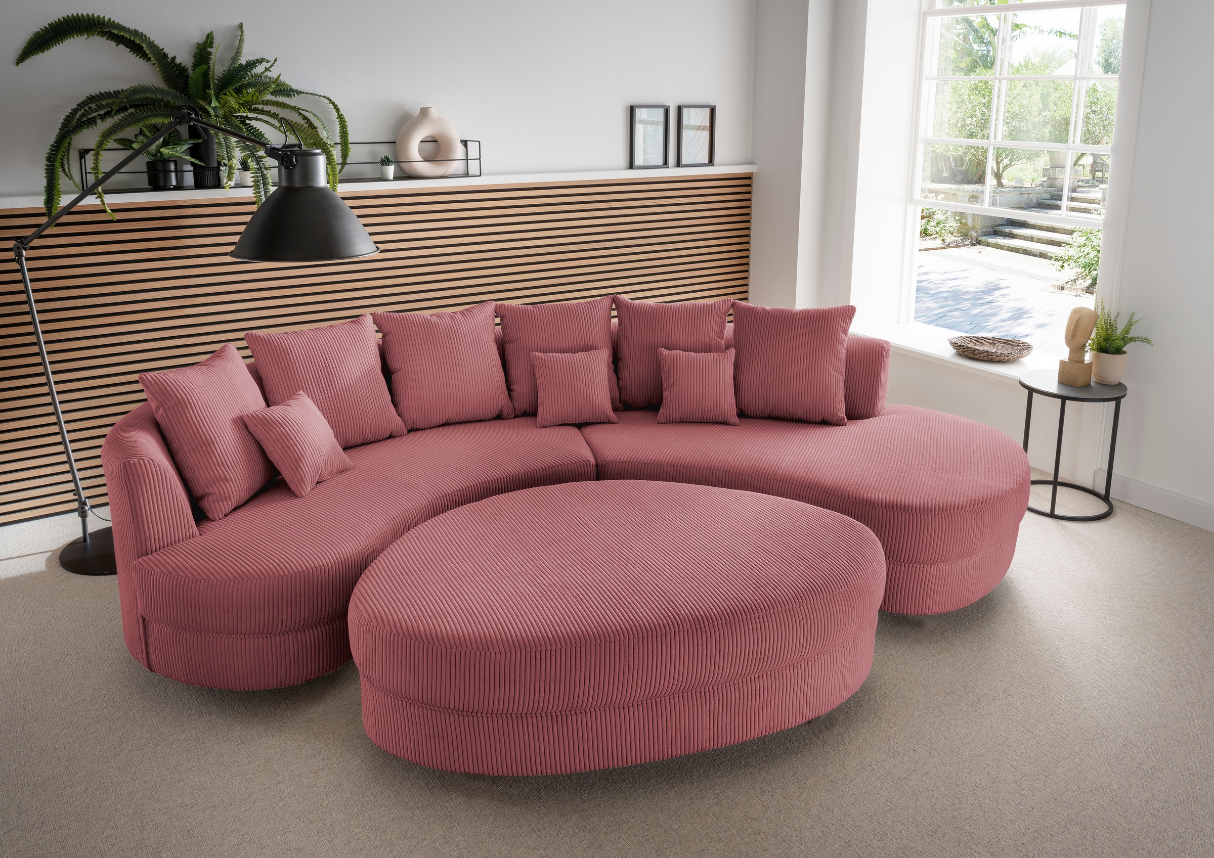 Home affaire Tabouret rembourré »Lazio modern und bequem, tolle Detailverarbeitung«