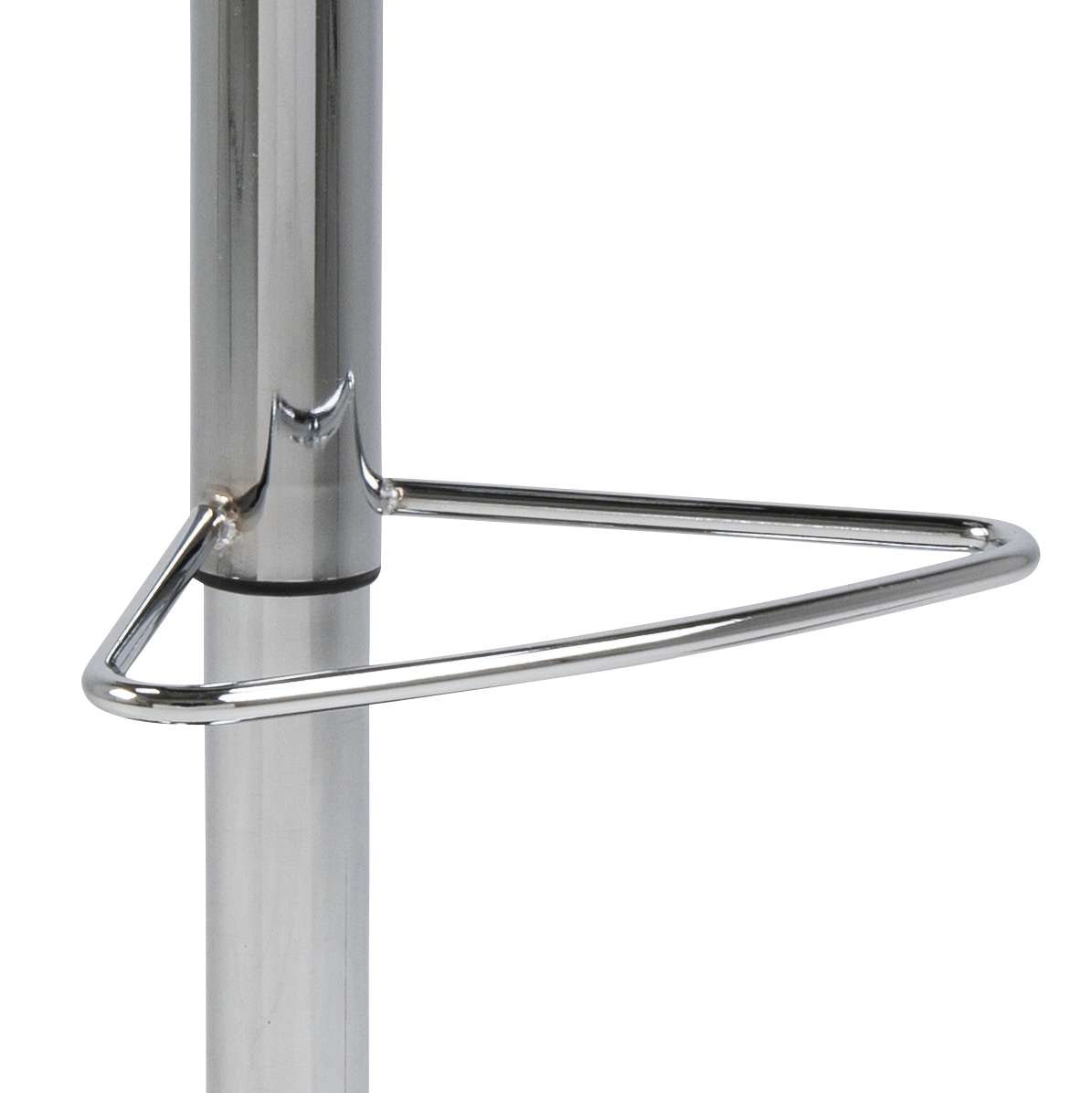 ACTONA GROUP Tabouret de bar »Sylvia Barstuhl, Höhenverstellbar, Chrom,« pied trompette, vérin à gaz, pivotant, coutures verticales, lot de 2