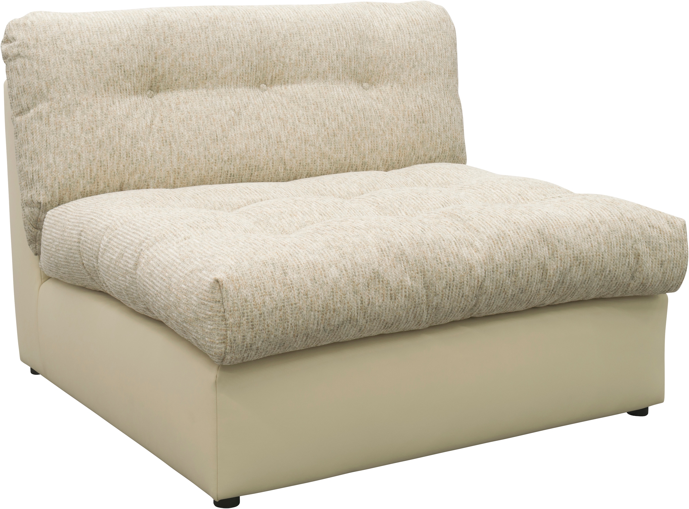 DOMO collection Élément de canapé »Caleo, 121 cm breit, modular, grosszügige Polsterung, Federkern« erweiterbar mit weiterem Sofaelement, Einzelsofa und Eckelement