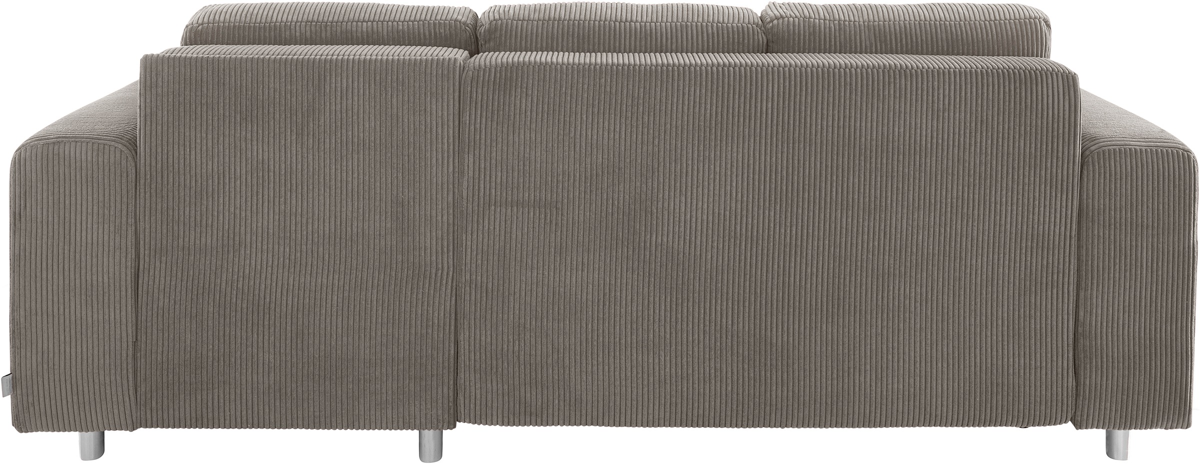 Home affaire Ecksofa »Györ«, L-Form, wahlweise mit Bettfunktion und Bettkasten incl. 2 Zierkissen