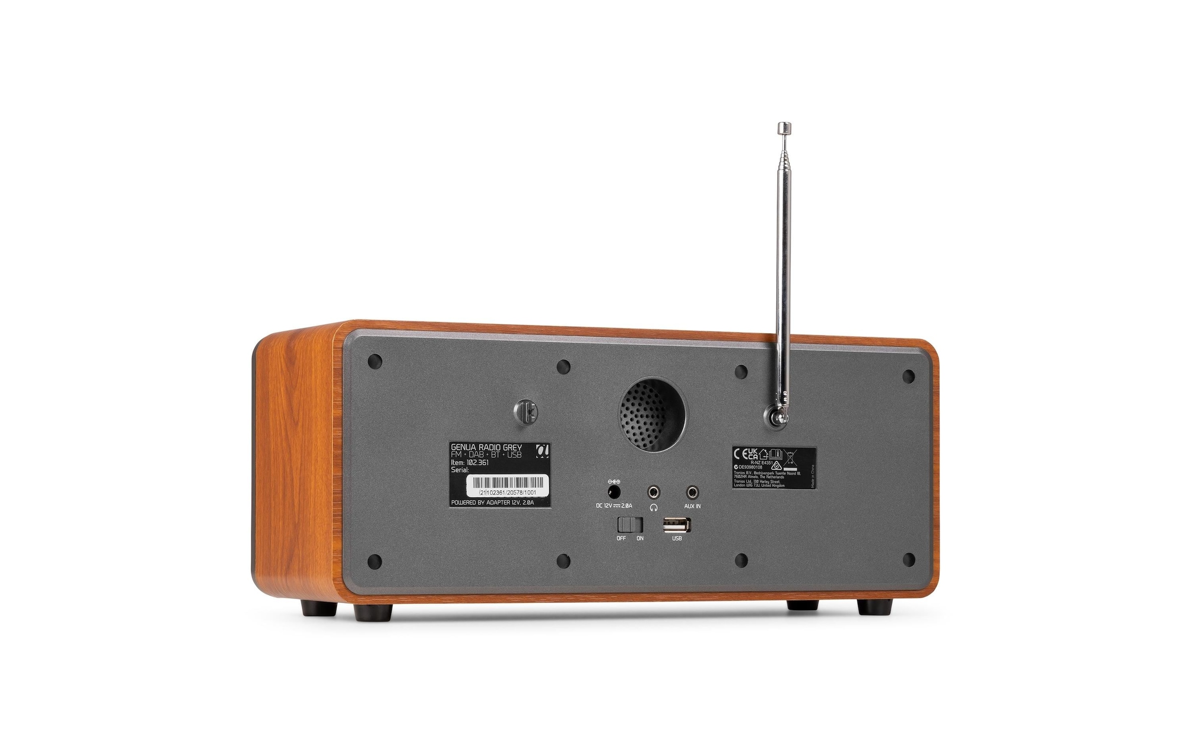 AUDIZIO Digitalradio (DAB+) »Genua-DG DAB+/FM Radio mit BT, Stereo« ( )
