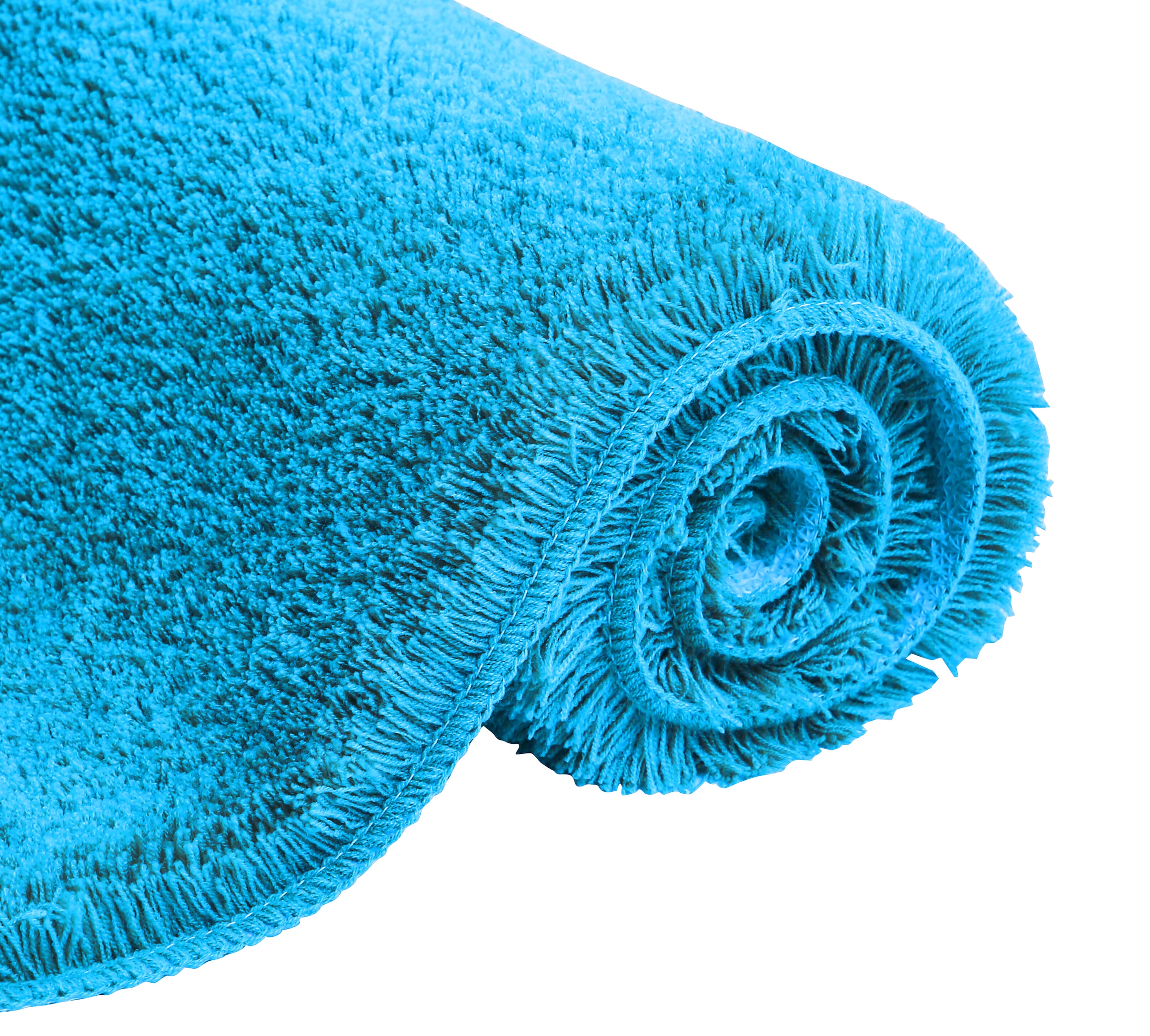 my home Badematte »Merida, Badvorleger, Badezimmer Teppich«, rutschhemmend beschichtet, fussbodenheizungsgeeignet-schnell trocknend-strapazierfähig, Badteppich, Uni Farben, rechteckig, rund & als 2-tlg. Set erhältlich