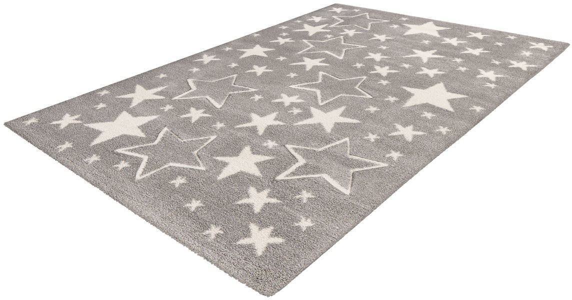 Kinderteppich »Amigo 529«, rechteckig, Sterne im Konturenschnitt
