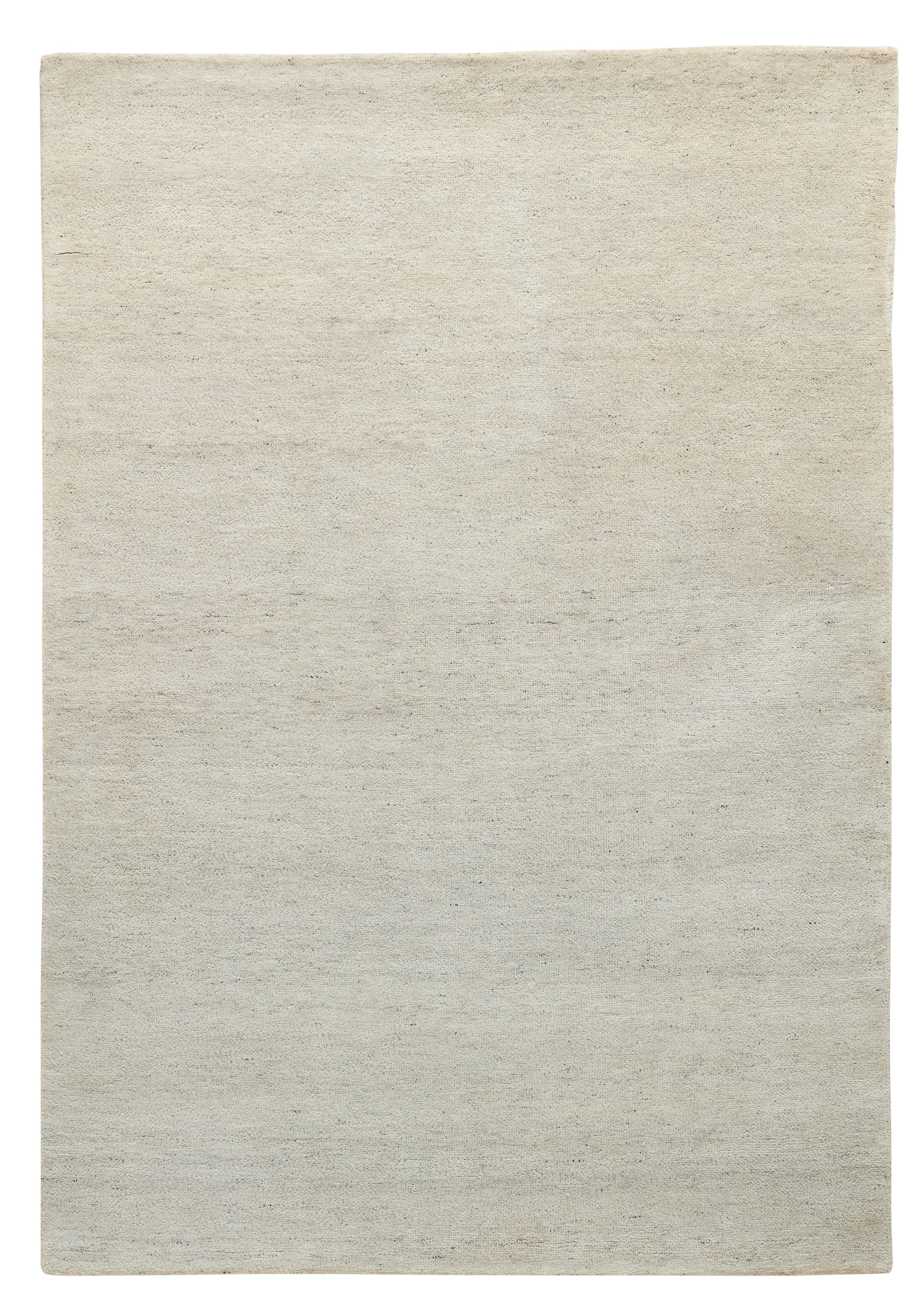 THEKO Tapis en laine »Skylight Uni« Rectangulaire 21 mm Höhe handgeknüpft, reine Schurwolle, Unifarben