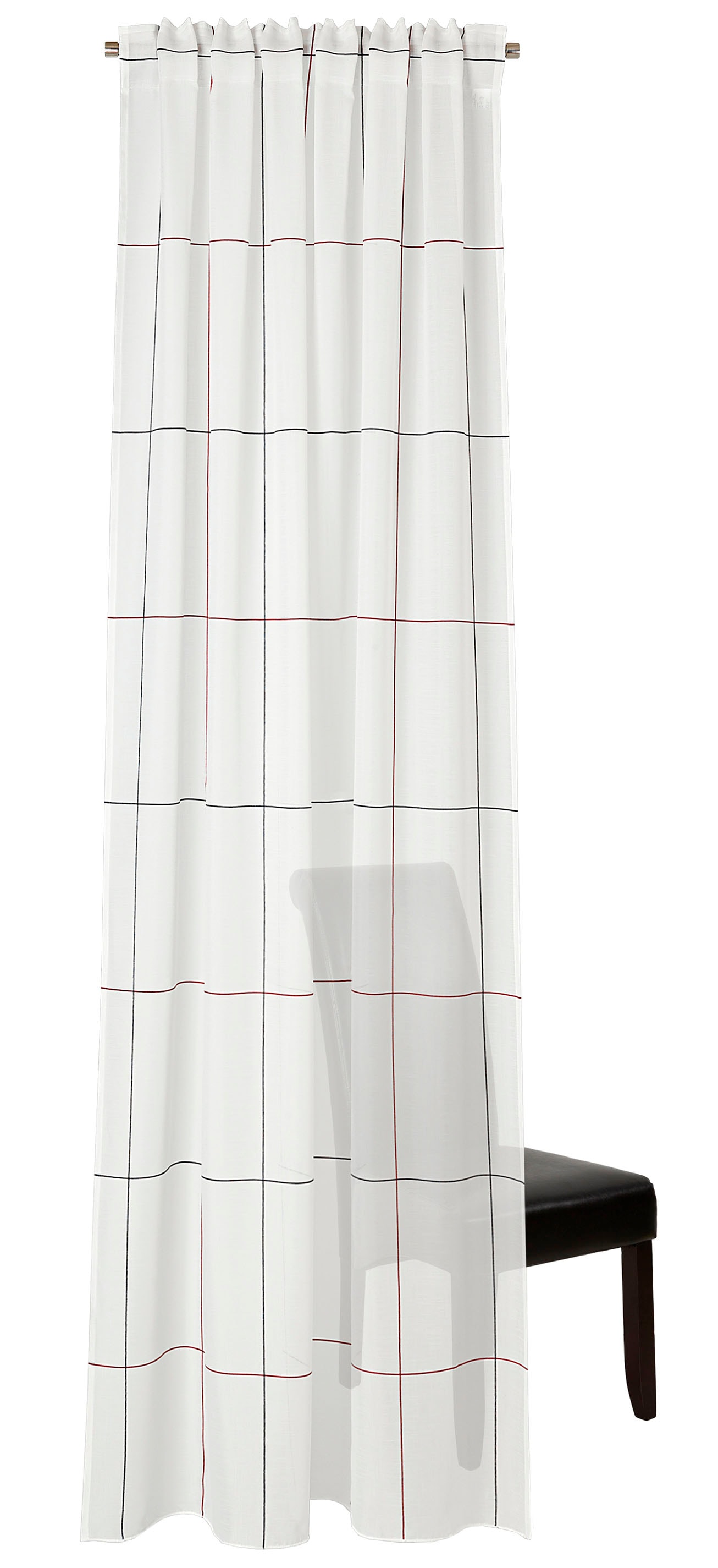 Vorhang »Questa«, (1 St.), HxB: 245x137, Schal mit verdeckten Schlaufen