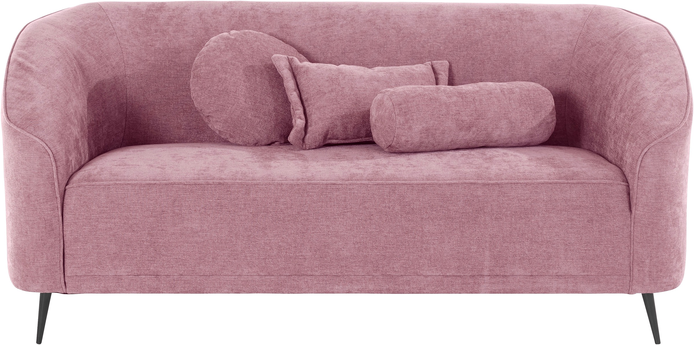 Image of Home affaire 3-Sitzer "Ashly" in 3 Bezugsvarianten, Bouclé, Samtoptik und Struktur weich.