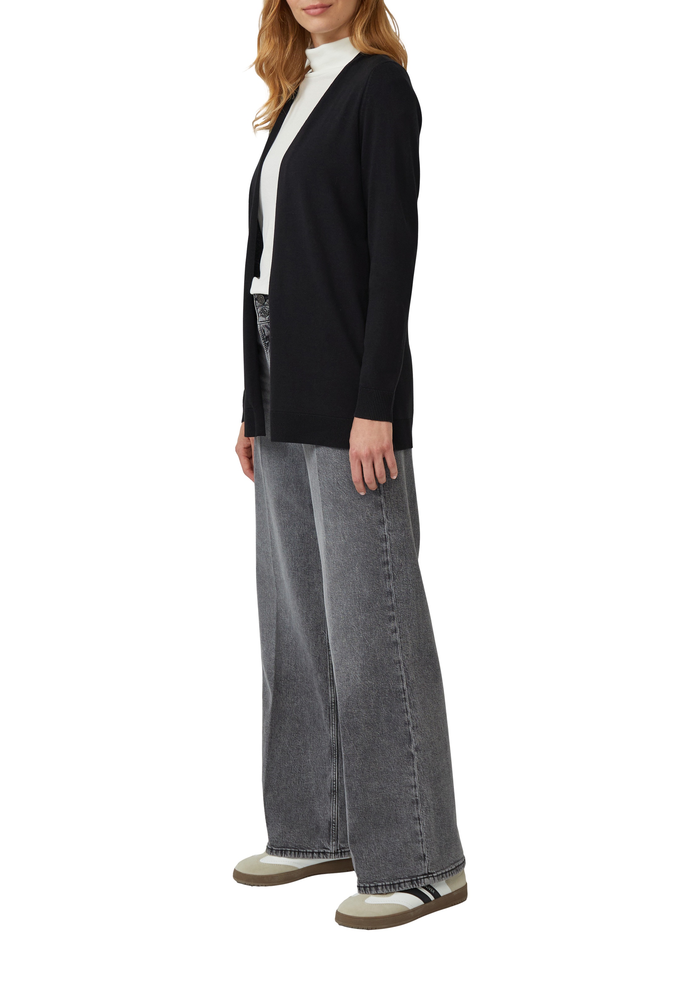 s.Oliver Veste en tricot maille fine sans fermeture