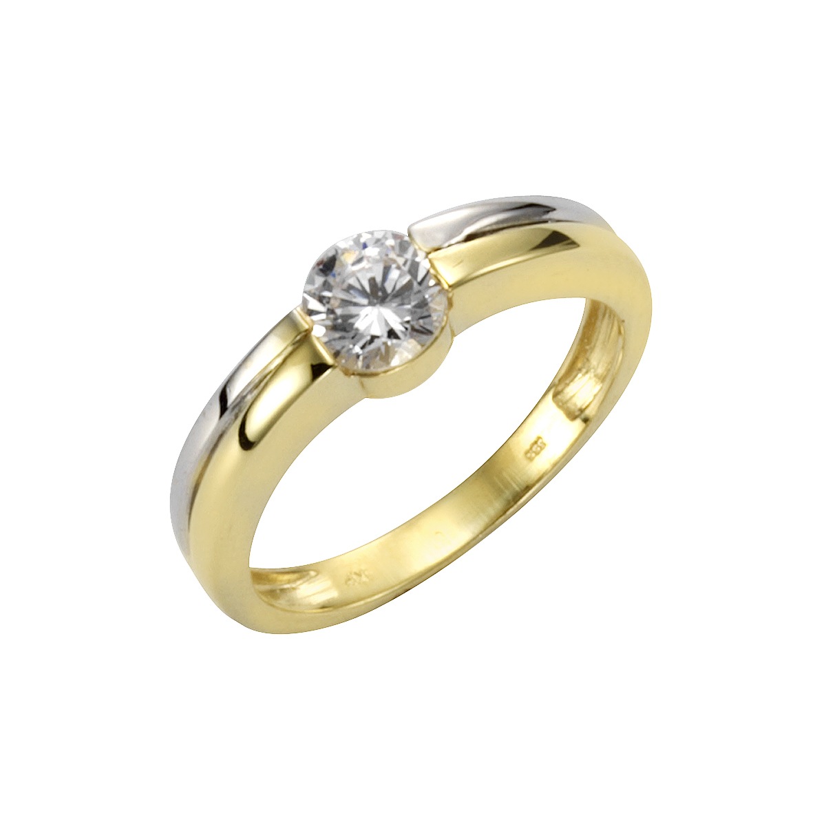 Image of Vivance Fingerring »333/- Goldfarben bicolor Zirkonia« bei Ackermann Versand Schweiz