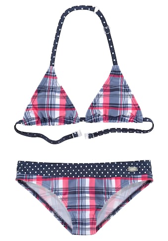 Venice Beach Triangel-Bikini, im süssen Karodruck kaufen