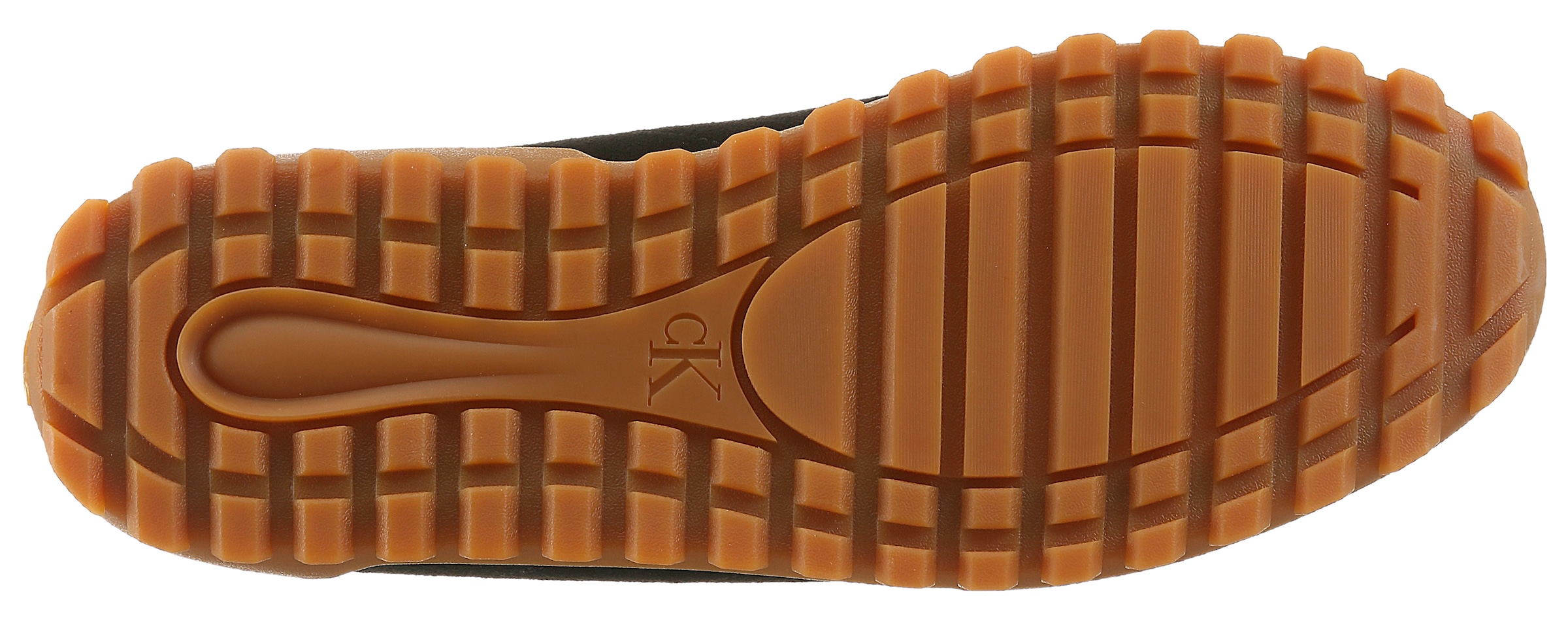 Calvin Klein Sneaker »LOW PROFILE RUN MG SUE DB LACES«  Freizeitsneaker, Halbschuh, Schnürschuh mit Profilsohle