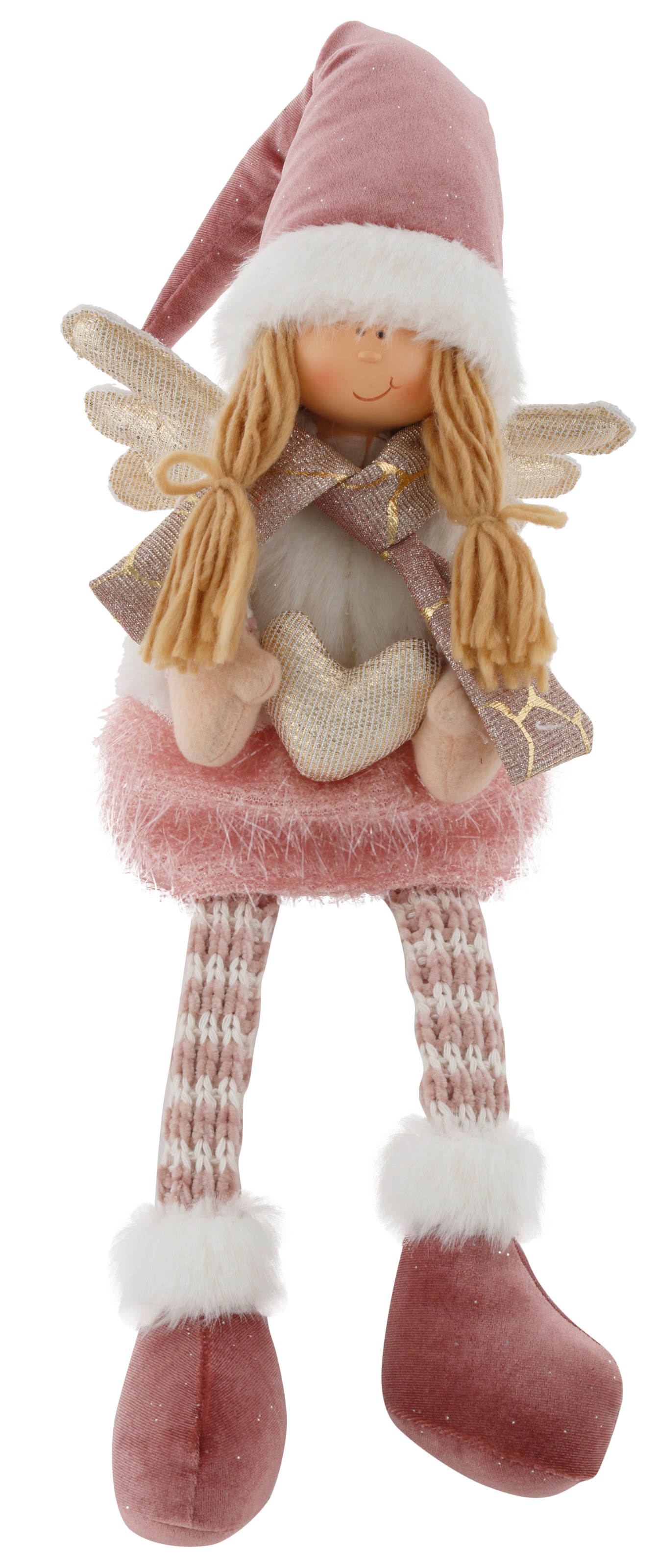 Image of Home affaire Engelfigur, Kantenhocker mit Schal und Mütze bei Ackermann Versand Schweiz