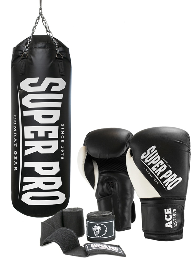 Boxhandschuhen) Water Pro (Set, Bandagen-mit mit Bag«, »SET Boxsack Super Air