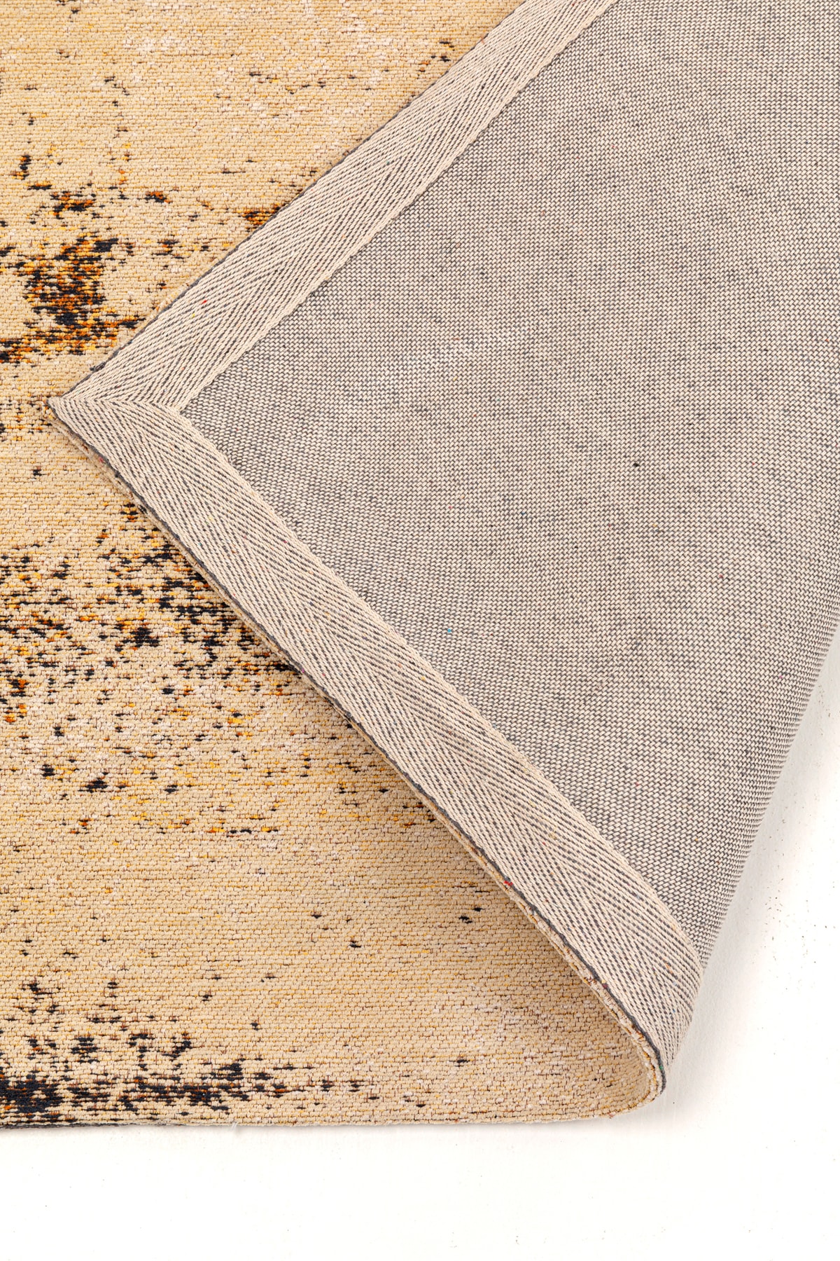 Kare Design Teppich »Dust Gold 170x240cm« rechteckig 1 mm Höhe
