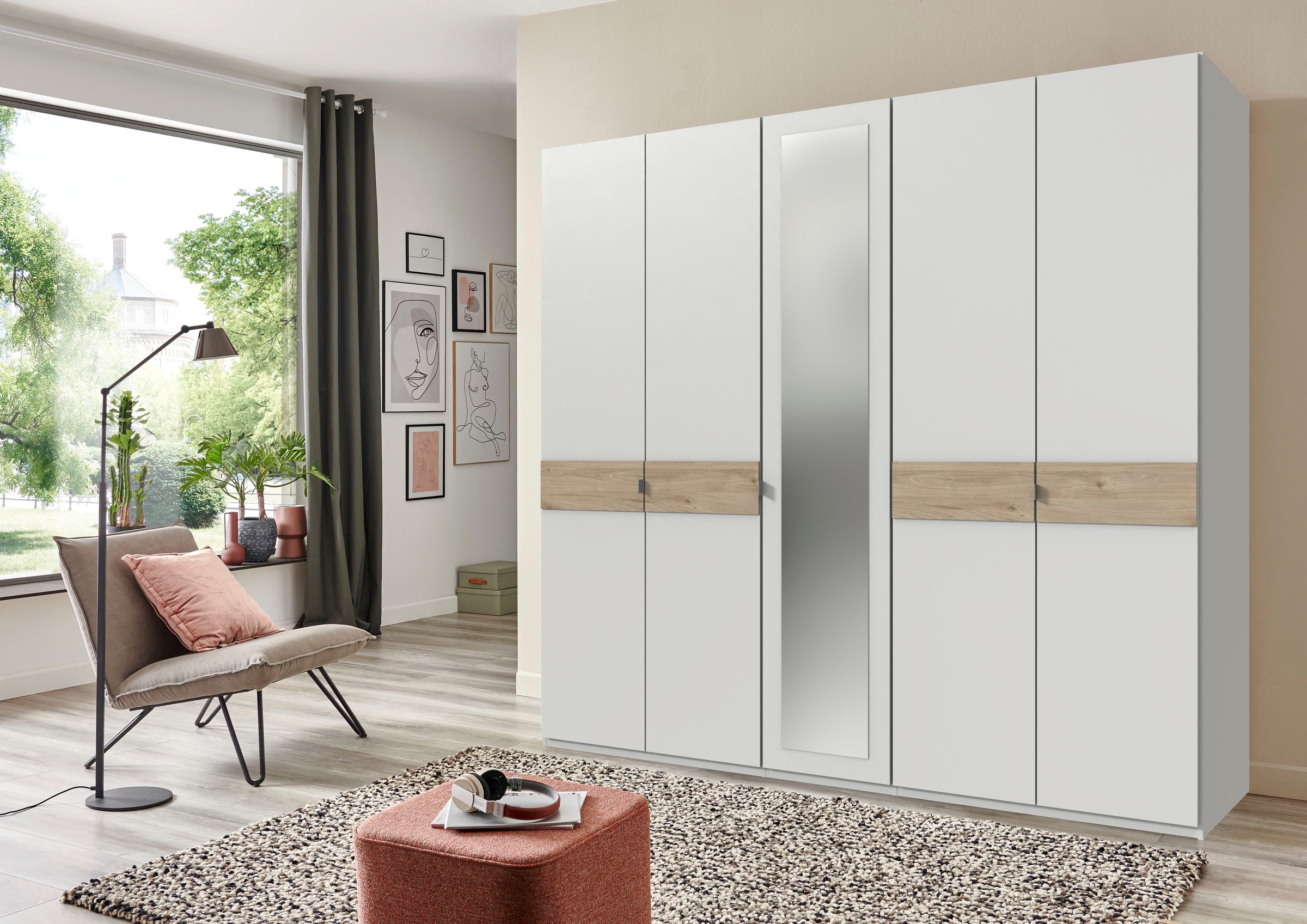 Wimex Drehtürenschrank »Budapest«, mit Spiegel, wahlweise 180 oder 225cm breit