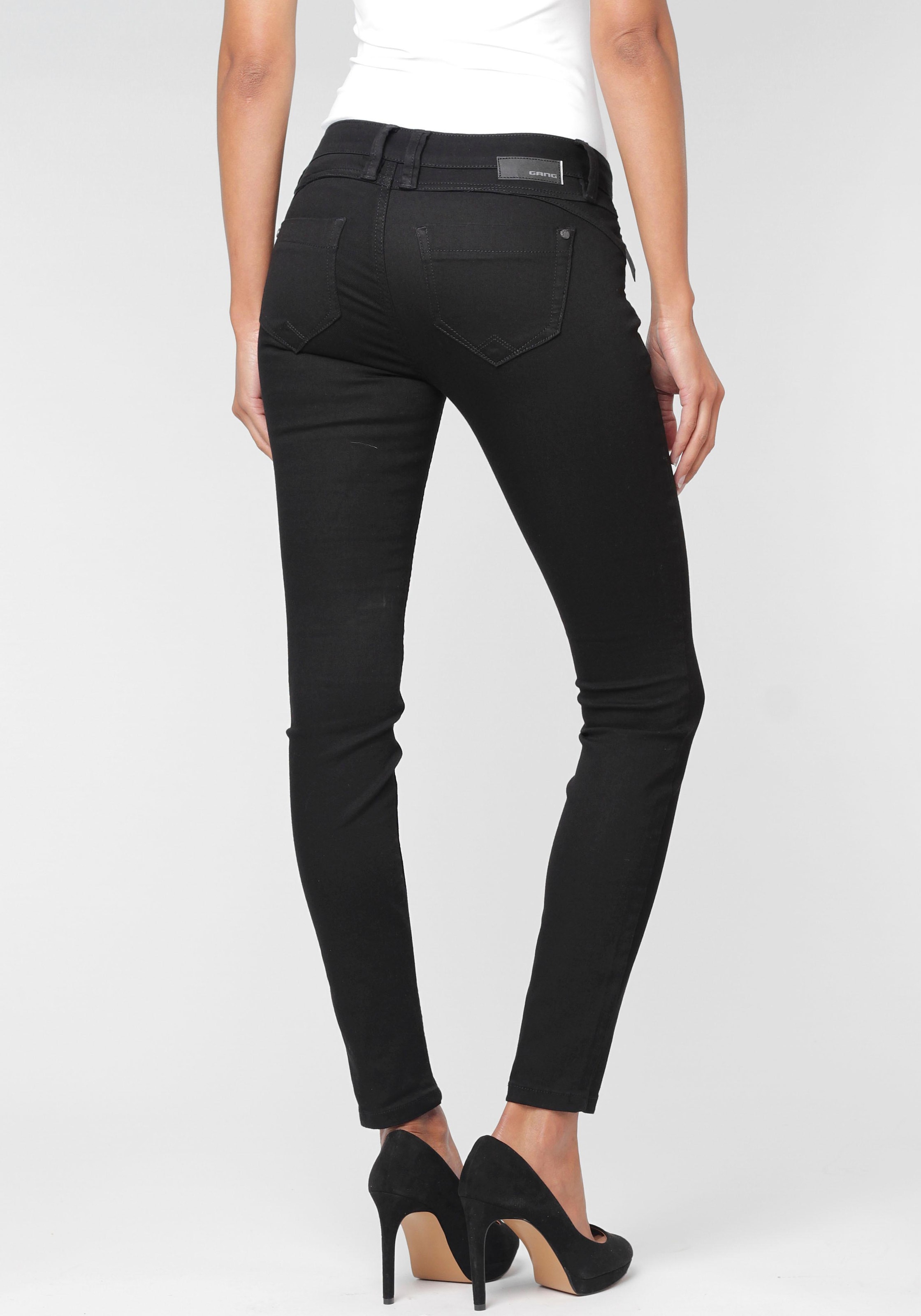 an Zipper-Detail versandkostenfrei mit Skinny-fit-Jeans »94Nikita«, ♕ bestellen der Coinpocket GANG