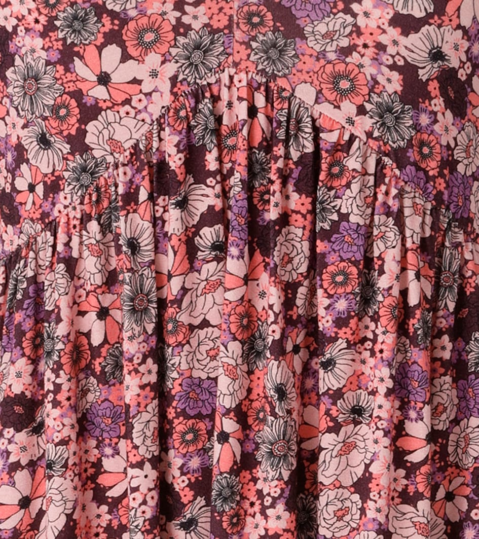 Aniston CASUAL Sommerkleid allover mit grafischen Blüten bedruckt - NEUE KOLLEKTION