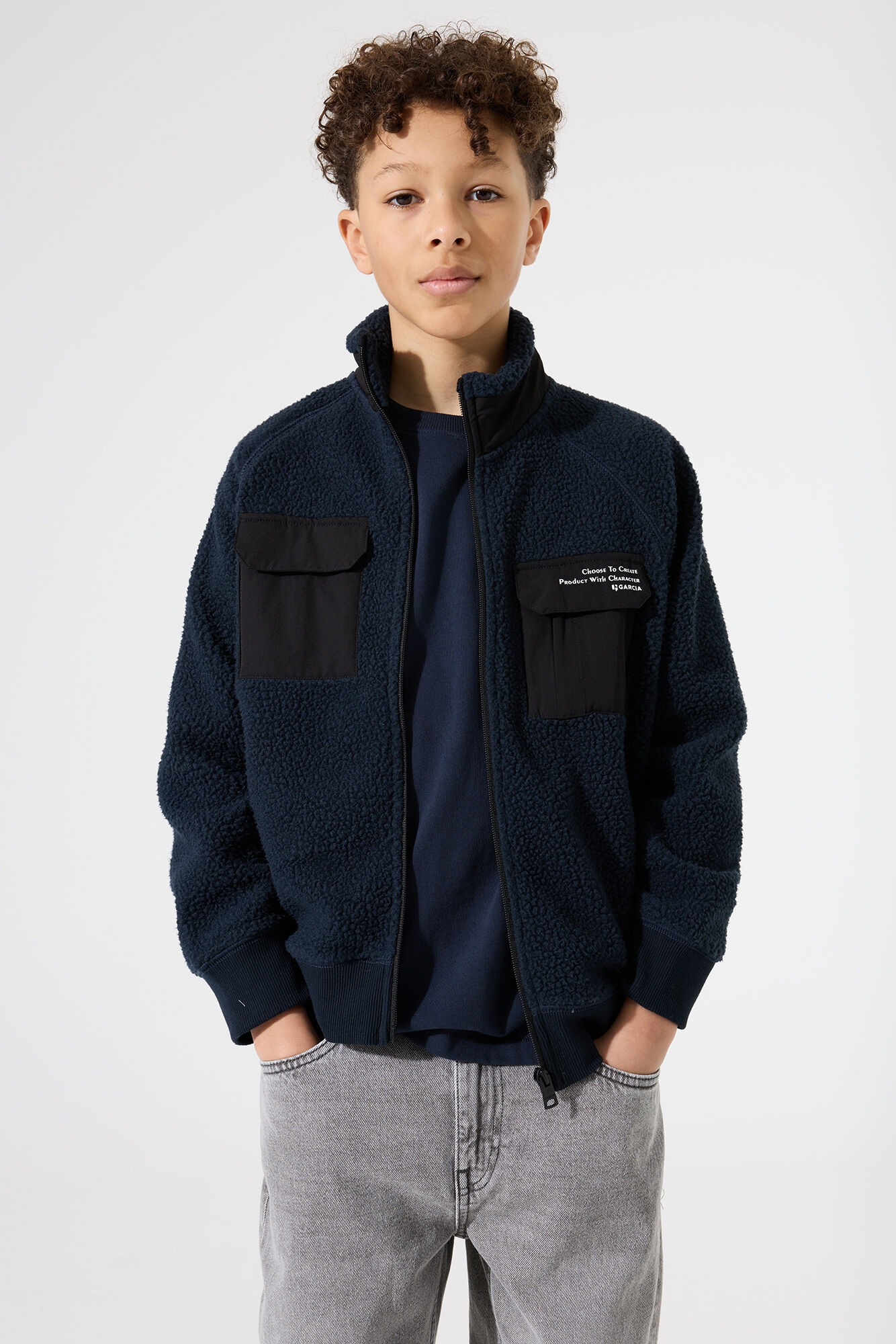 Image of Garcia Sweatjacke mit Struktur for BOYS