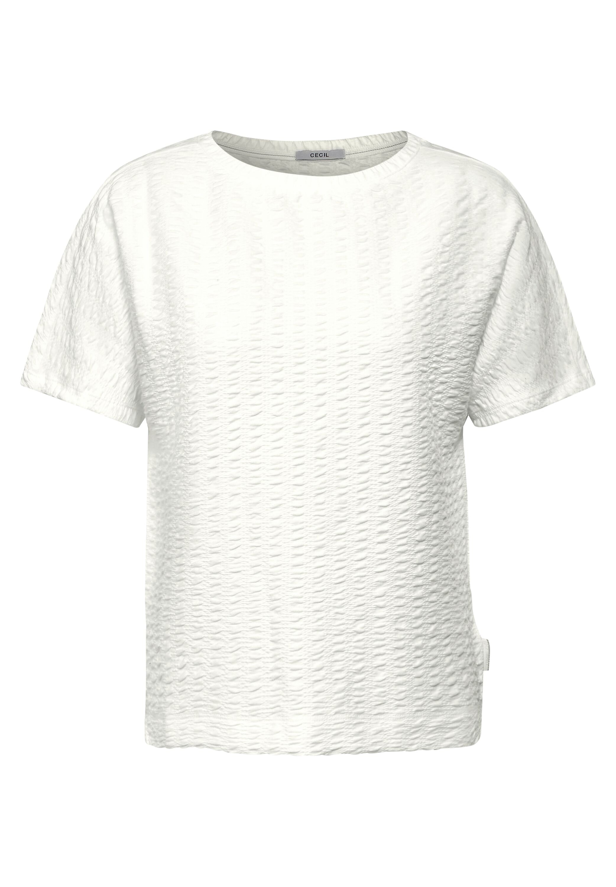 Cecil T-Shirt, mit Schmitz am Seitensaum