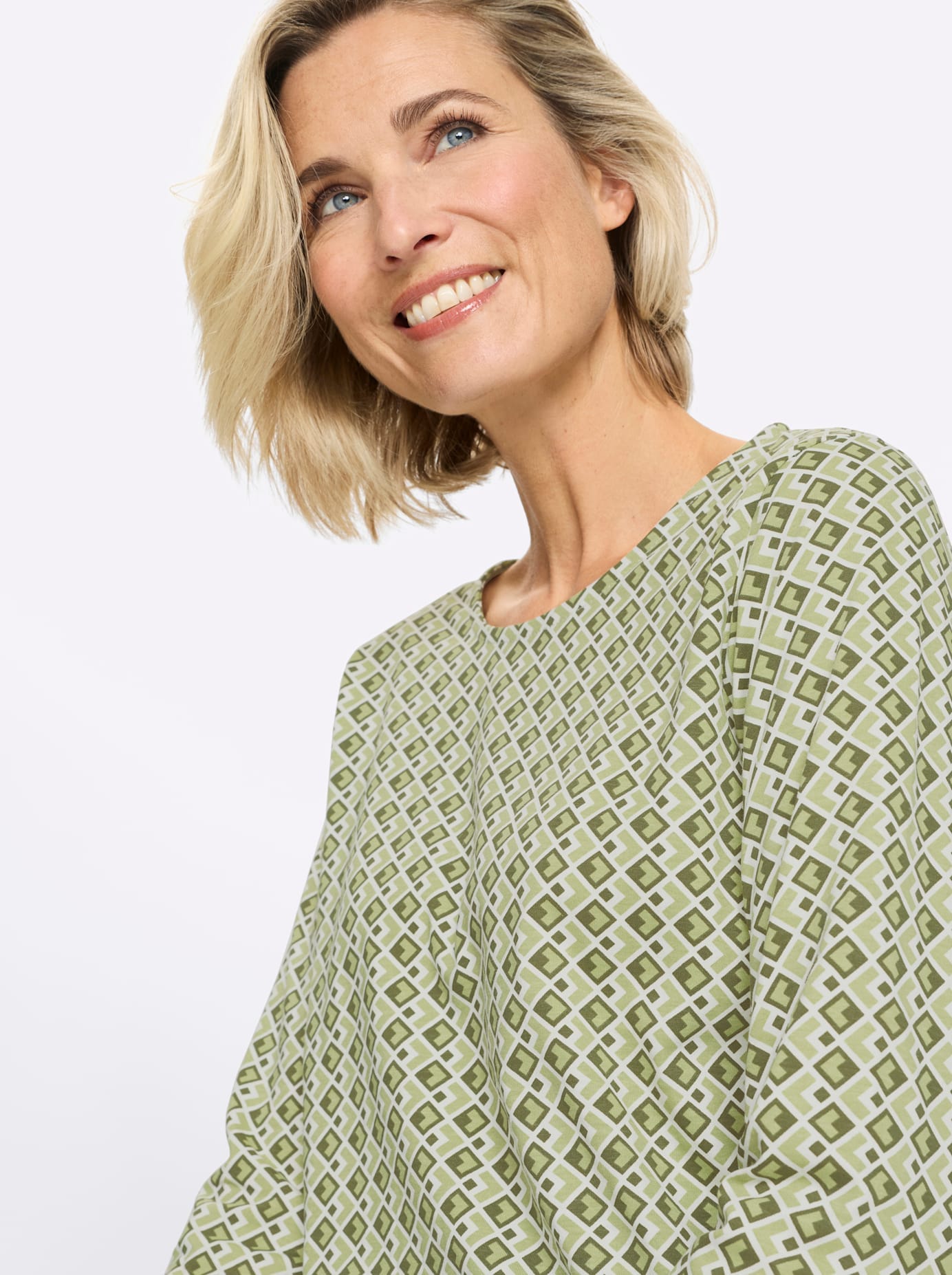 Image of Classic Basics Rundhalsshirt "Langarm-Shirt" 1
