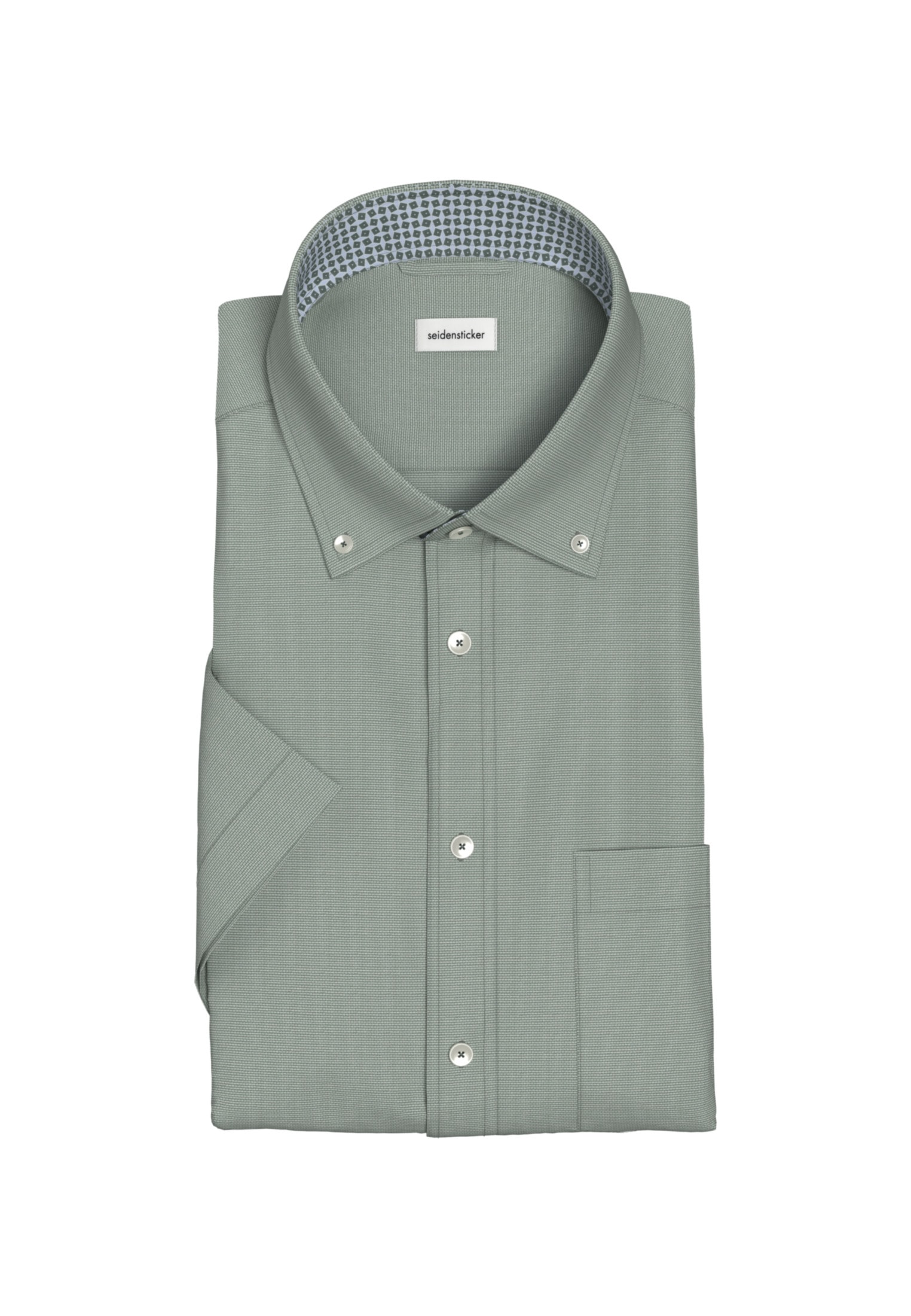 seidensticker Businesshemd »Regular«, Regular 1/2 Button-Down-Kragen Struktur