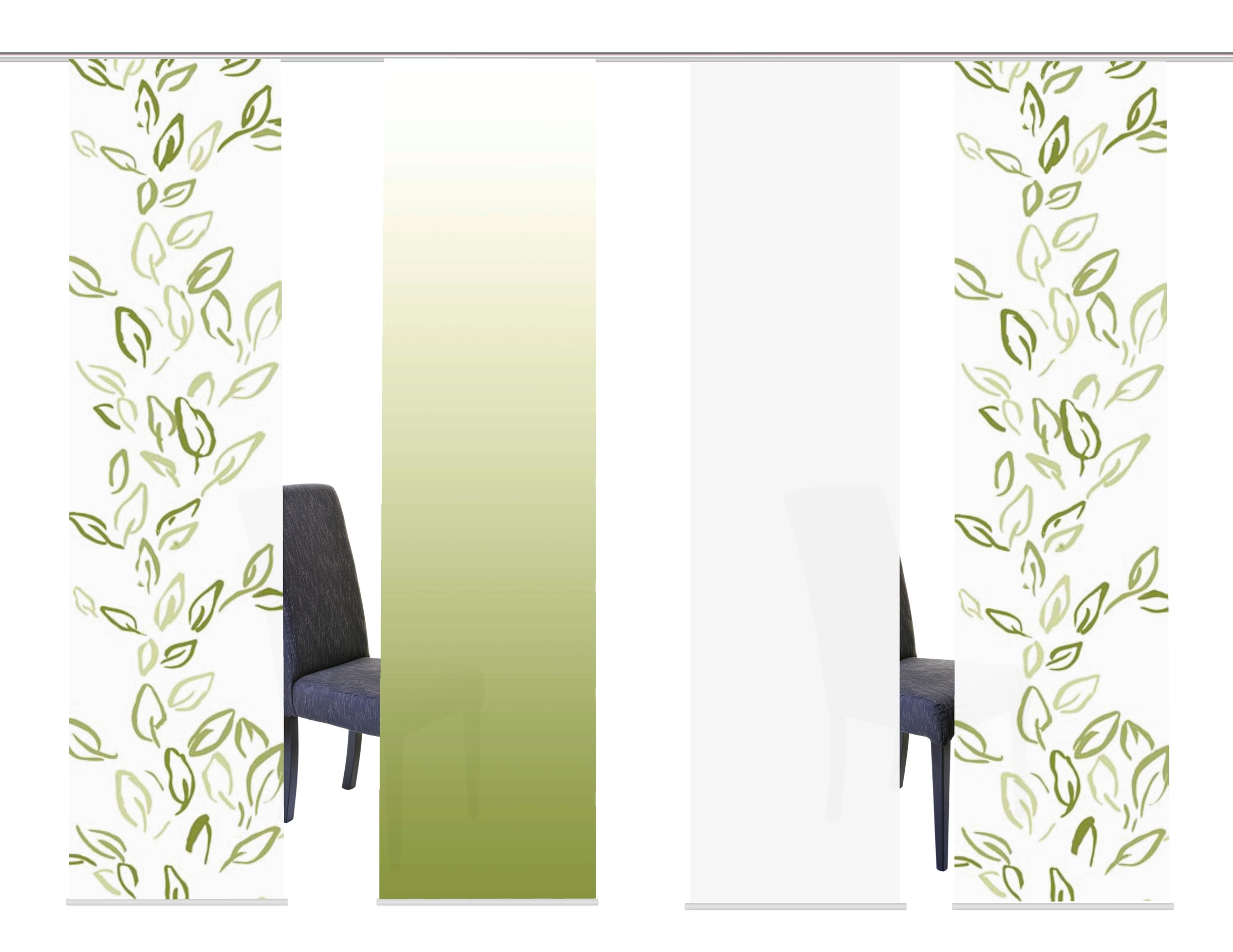 Image of HOME WOHNIDEEN Schiebegardine »CONCORDO«, (4 St.), HxB: 245x60, inkl. Befestigungszubehör bei Ackermann Versand Schweiz