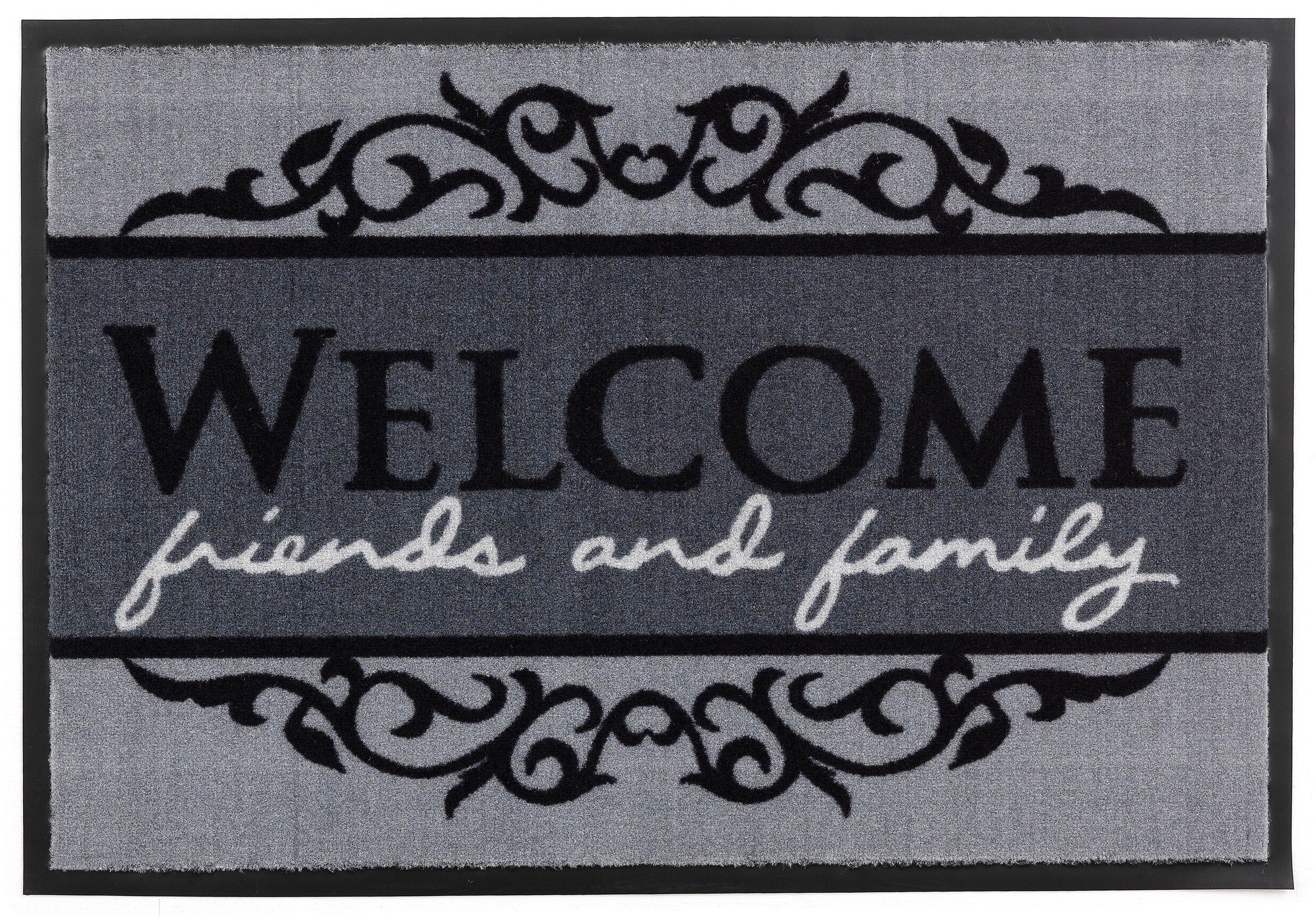 Image of ASTRA Fussmatte »Homelike 004, Welcome«, rechteckig, 7 mm Höhe, Schmutzfangmatte, mit Spruch, In -und Outdoor geeignet bei Ackermann Versand Schweiz
