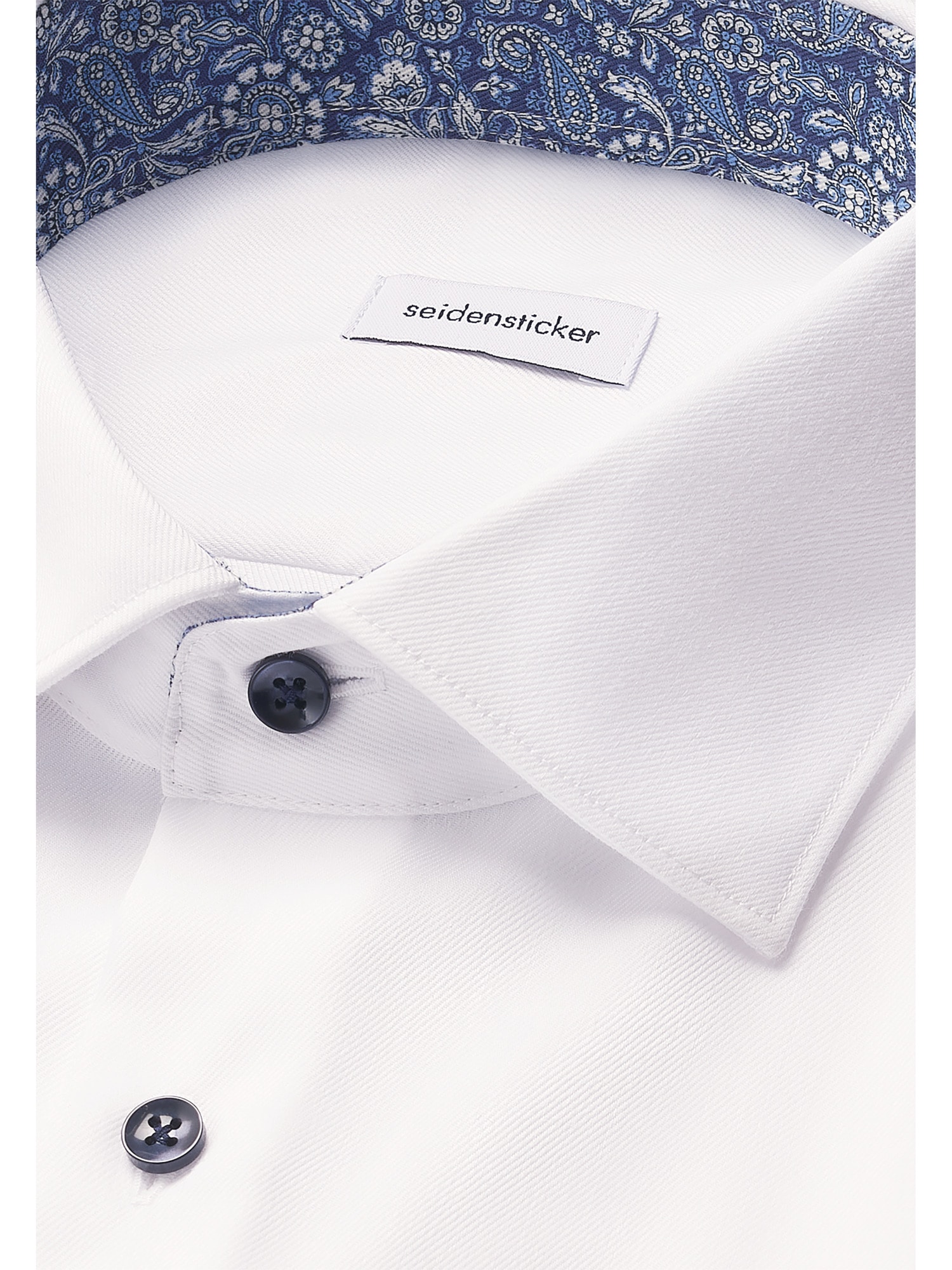 seidensticker Businesshemd »Schwarze Rose« Shaped 1/1 Kentkragen Uni