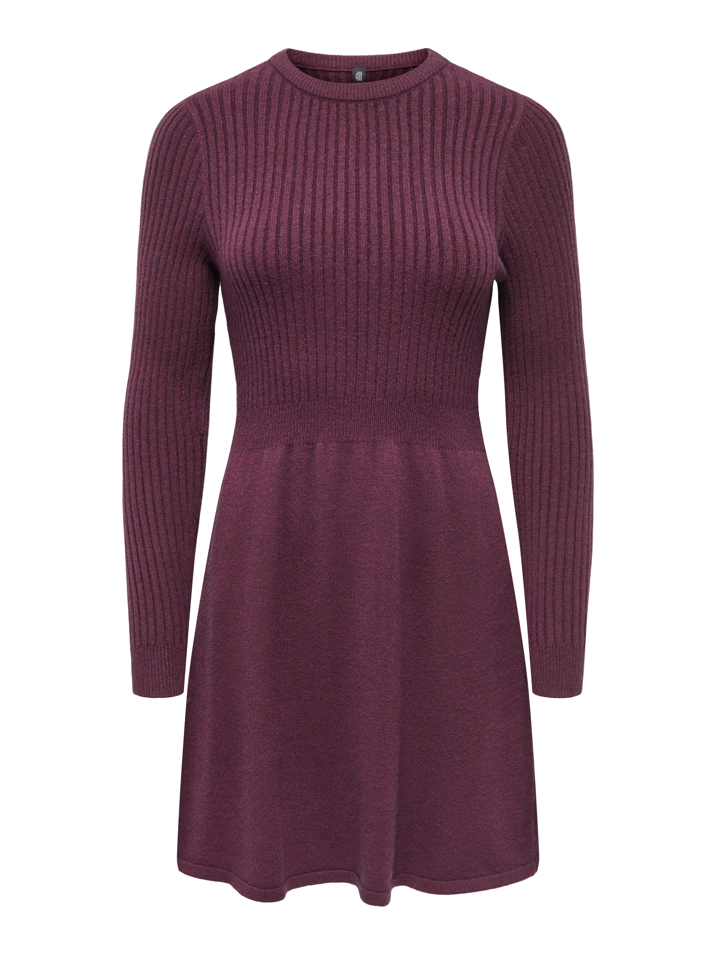 ONLY Strickkleid »ONLFIA LS FIT FLARE ONEC DRESS CS KNT« Viskosemischung, normal geschnitten