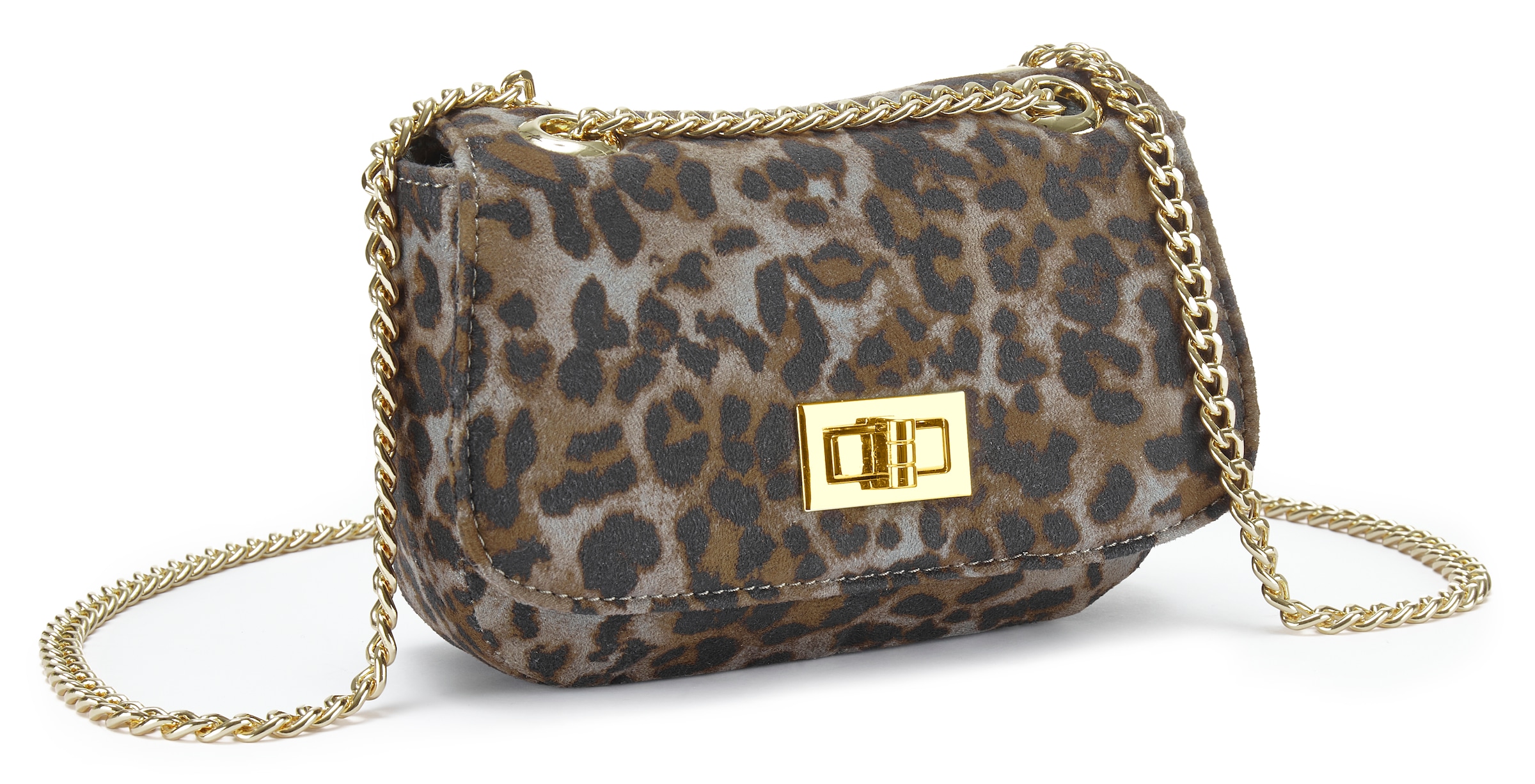 Image of Vivance Umhängetasche Minibag, Handtasche, Henkeltasche, Crossbody Bag, Leo-Optik VEGAN