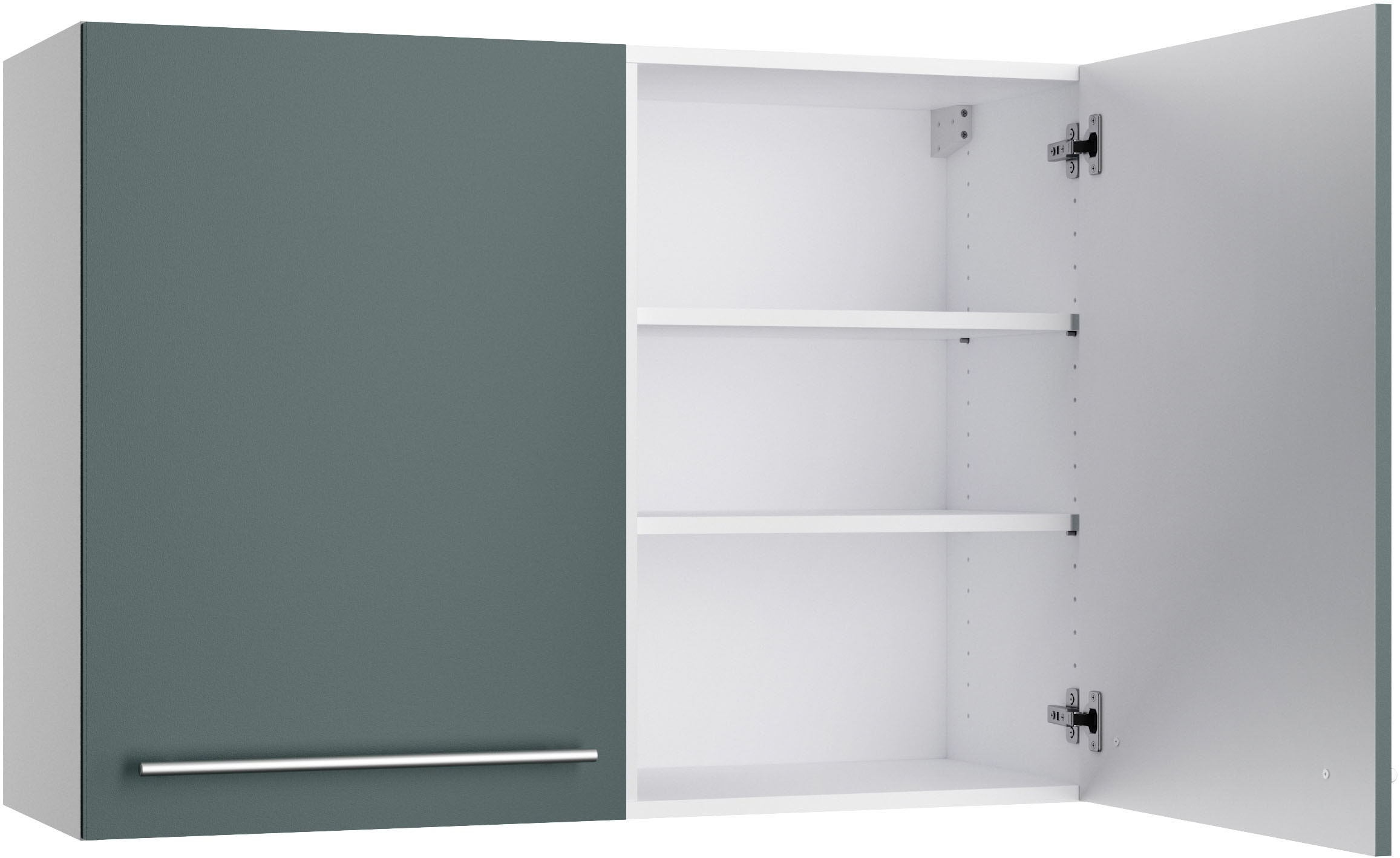 KOCHSTATION Hängeschrank »KS-Bern2« Breite 100 cm, 2 Türen , 2 Einlegeböden