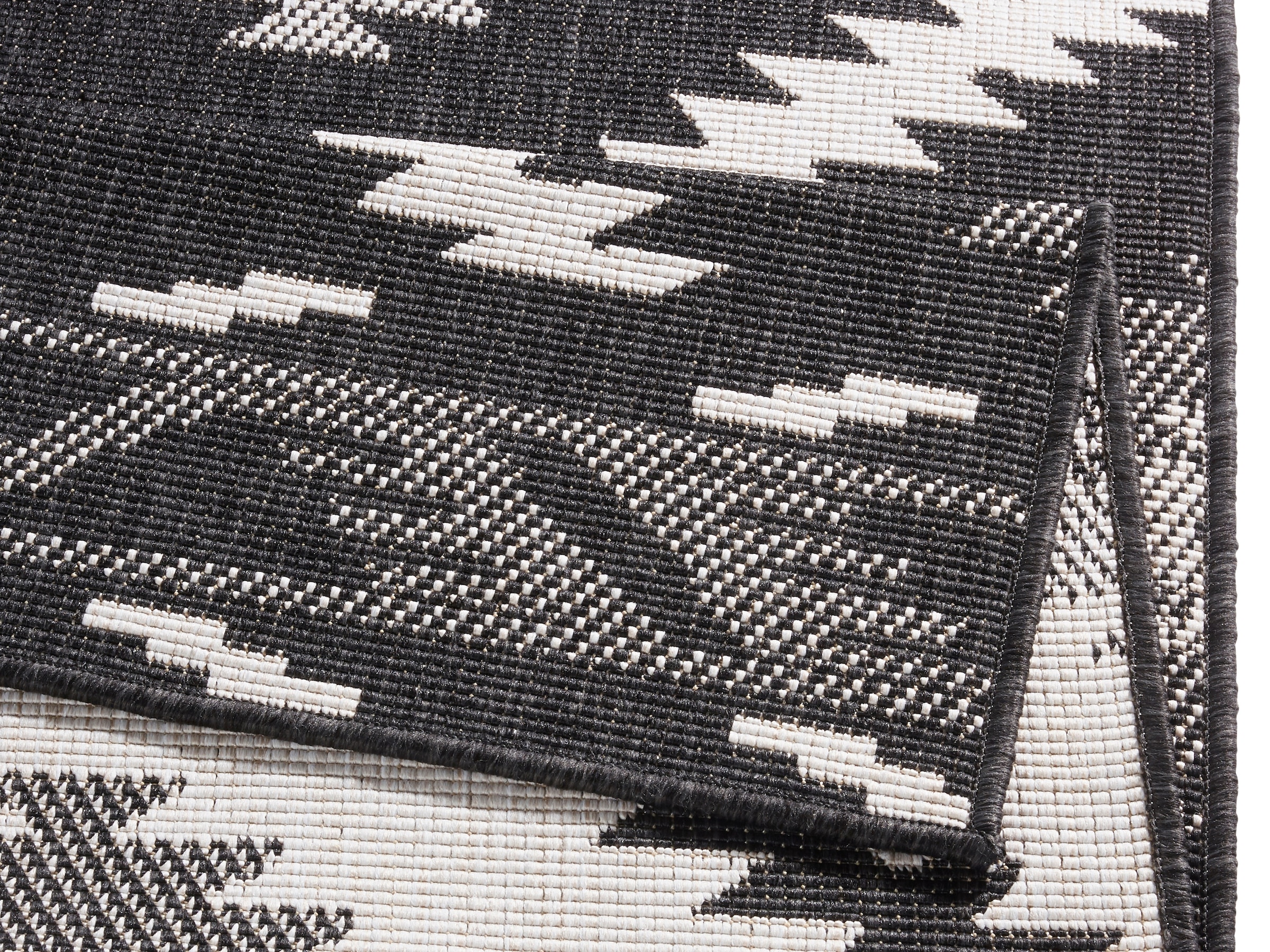 NORTHRUGS Teppich »Malibu Wendeteppich«, rechteckig, 5 mm Höhe, In-& Outdoor, Wetterfest, Balkon, Läufer, Wohnzimmer, Wasserfest