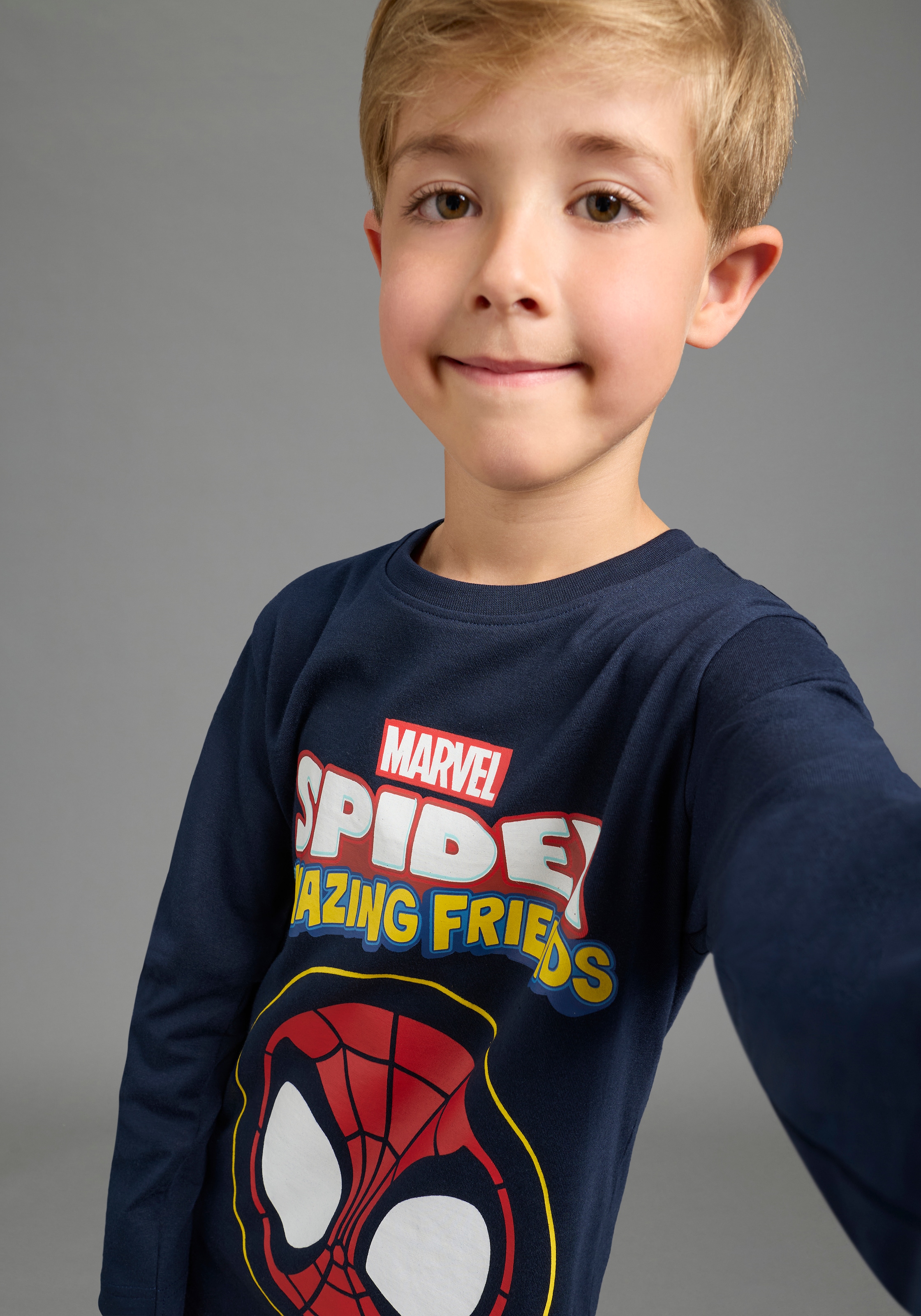 KIDSWORLD Langarmshirt »SPIDEY Shirt, Disney« Disney-Shirt, Basic-Passform, Langarm, mit modischem Druck