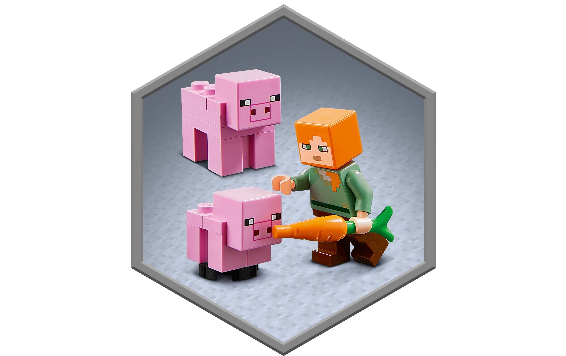 LEGO® Konstruktionsspielsteine »Das Schweinehaus«
