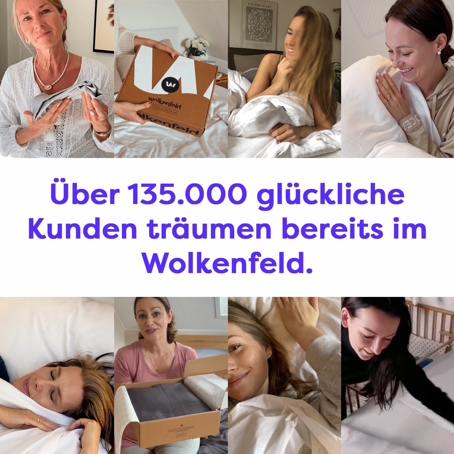 Wolkenfeld Draps de lit »100% Baumwolle - Superweiches Bettlaken für Matratzen von 5 bis 20cm« Rutschfest & Blickdicht - 90x200, 140x200, 160x200, 180x200 200x200