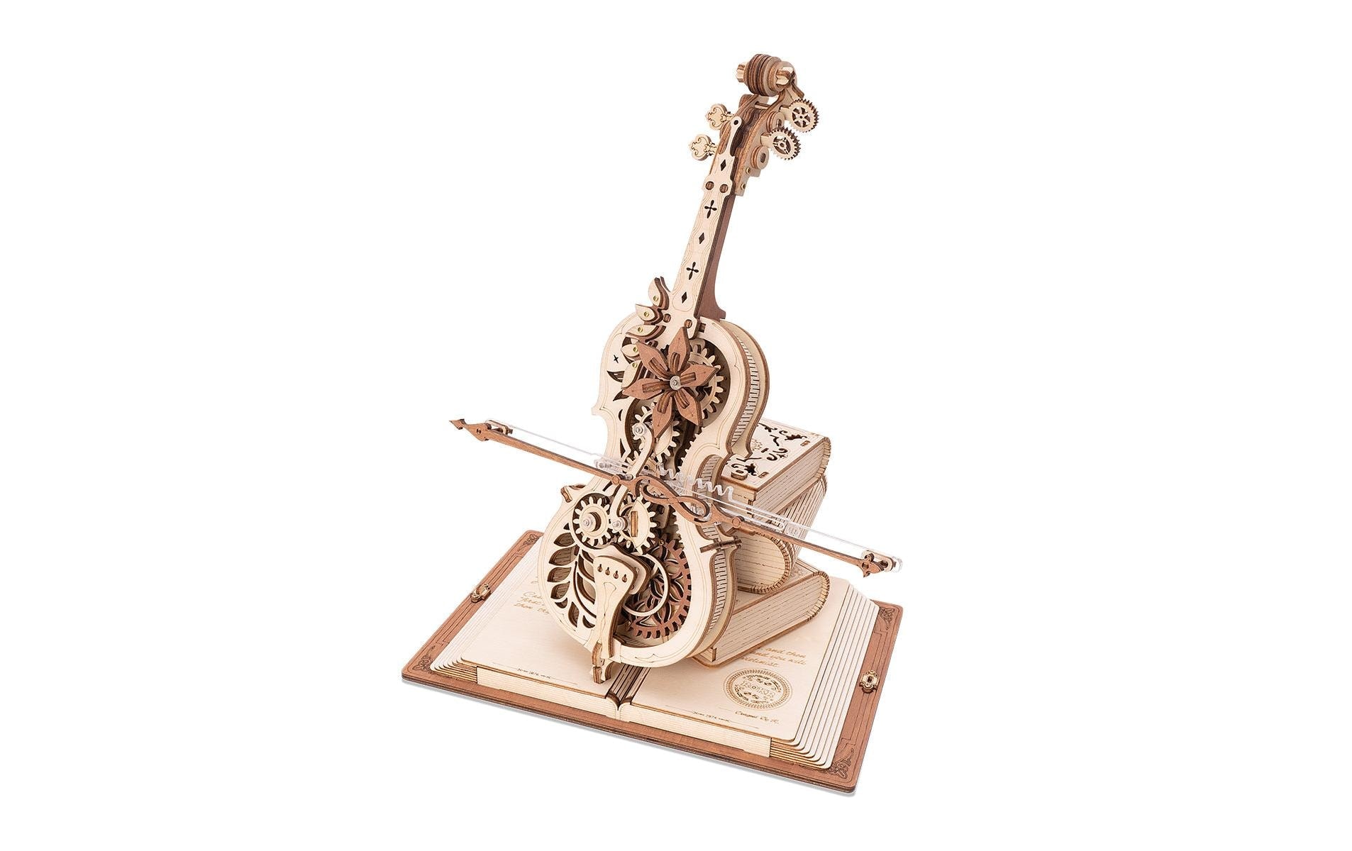   Kit de modèles réduits »ROKR Magic cello 3D-Holzpuzzle Spieluhr Musikmodell« 199 cuis tlg.