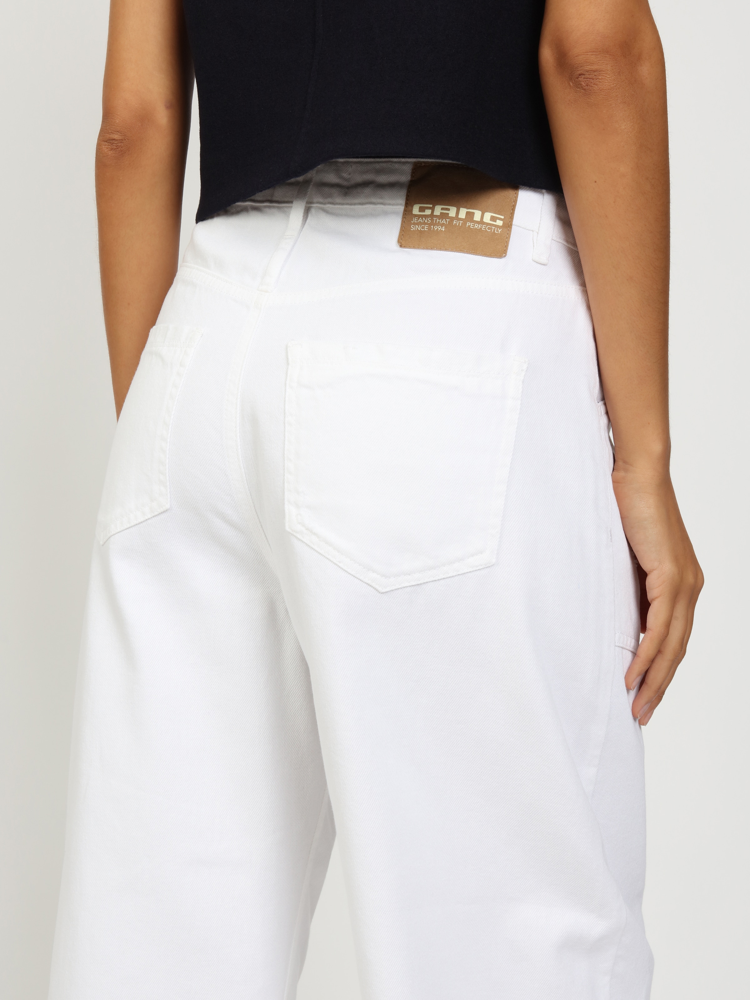 GANG Relax-fit-Jeans »94ODINA« O-Shape mit aufgesetzten Taschen
